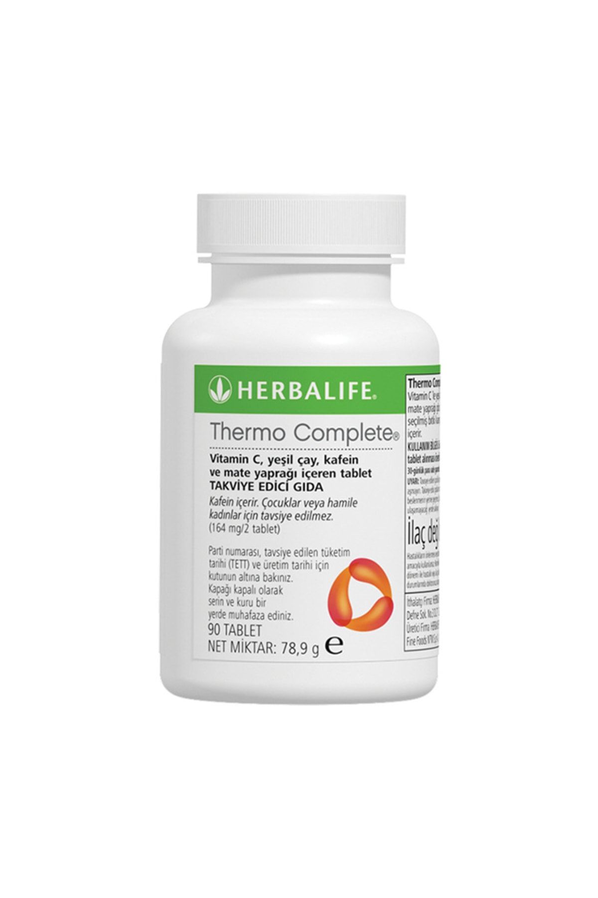 Herbalife Thermo Complete Mate Yapraklı Tablet 78.9 Gram 90 Adet