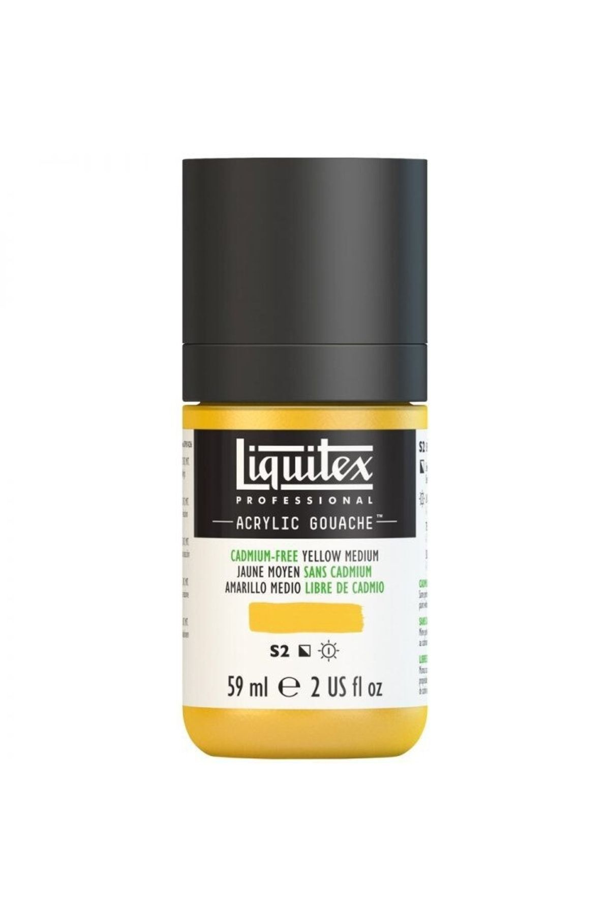 Liquitex : Professional Akrilik Guaj Boya : 59 Ml : Cadmium-free Yellow Medium 890 S2
