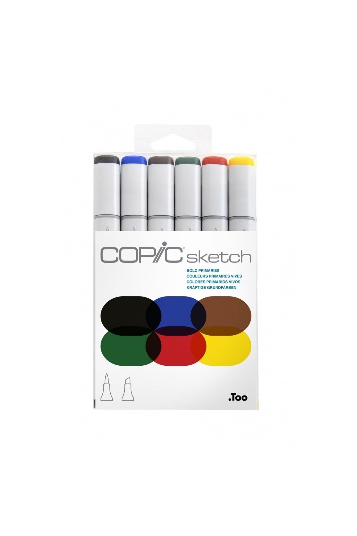 copic Sketch Marker 6'lı Set Bold Primaries Renk