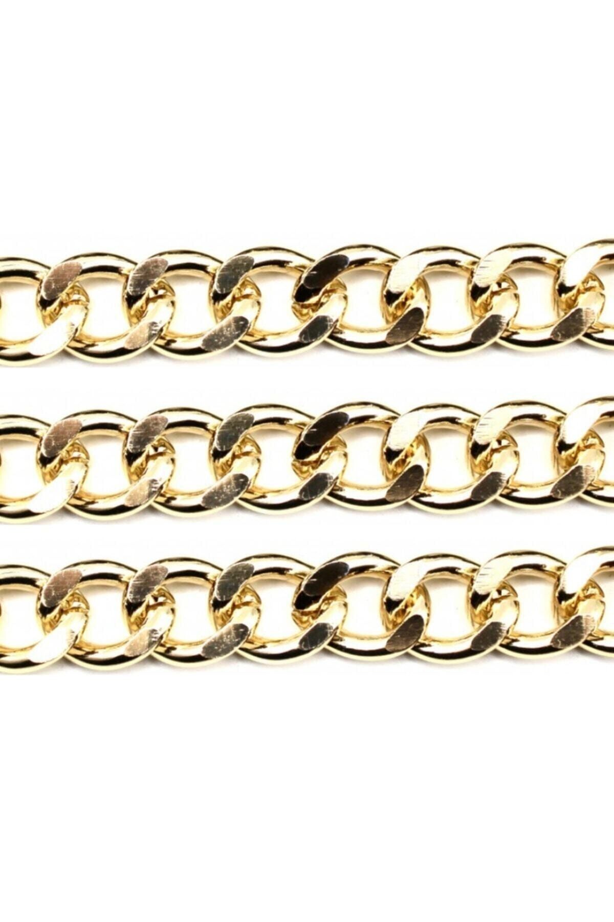 Aryanis Gold Alüminyum Çanta Ve Takı Zinciri 10 mm