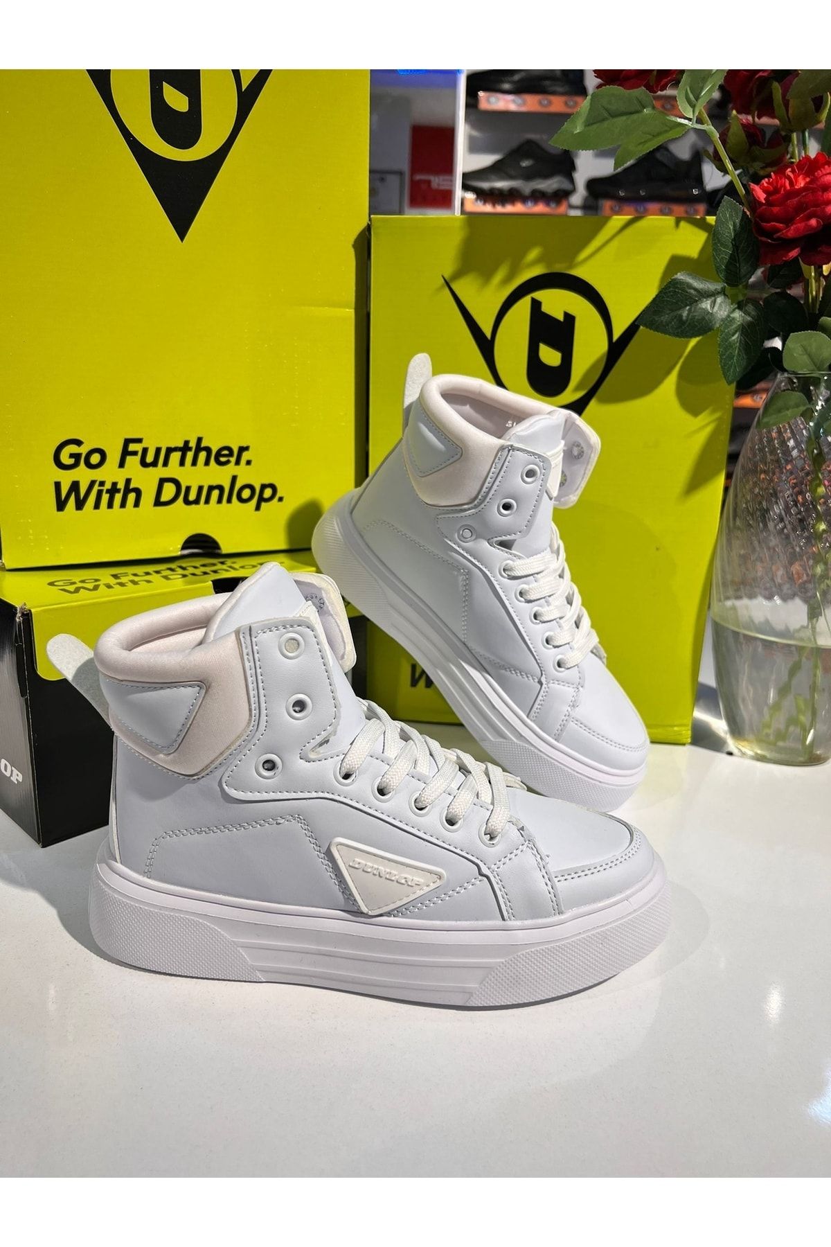 Dunlop Ayz Derlight Unisex Sneaker Spor Ve Basket Ayakkabı Beyaz 2141