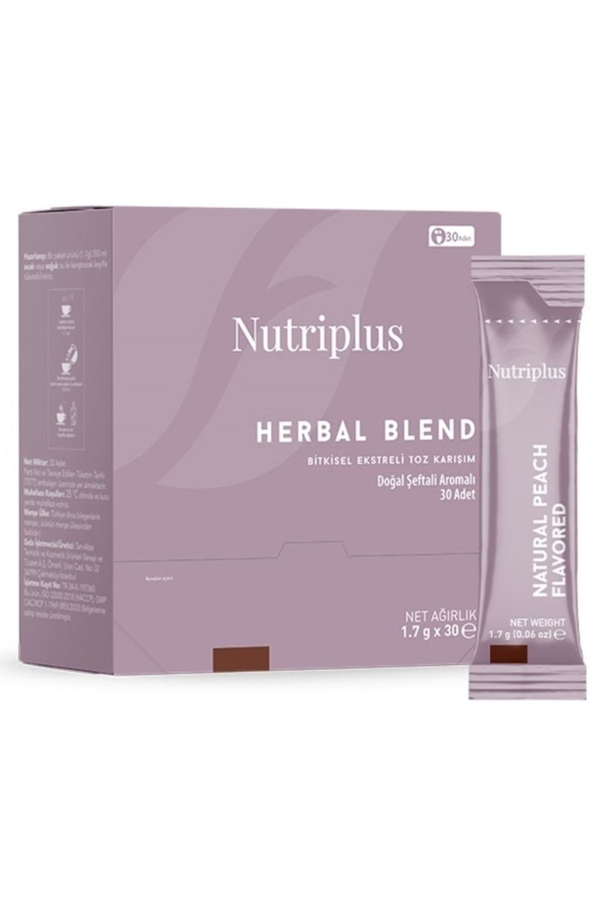 Farmasi Nutriplus Herbal Blend Şeftali 1.7 G*30