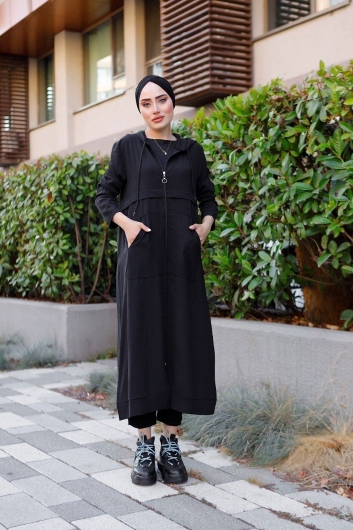VOLT CLOTHİNG Kadın Kapüşonlu Ayrobin Kap Hırka