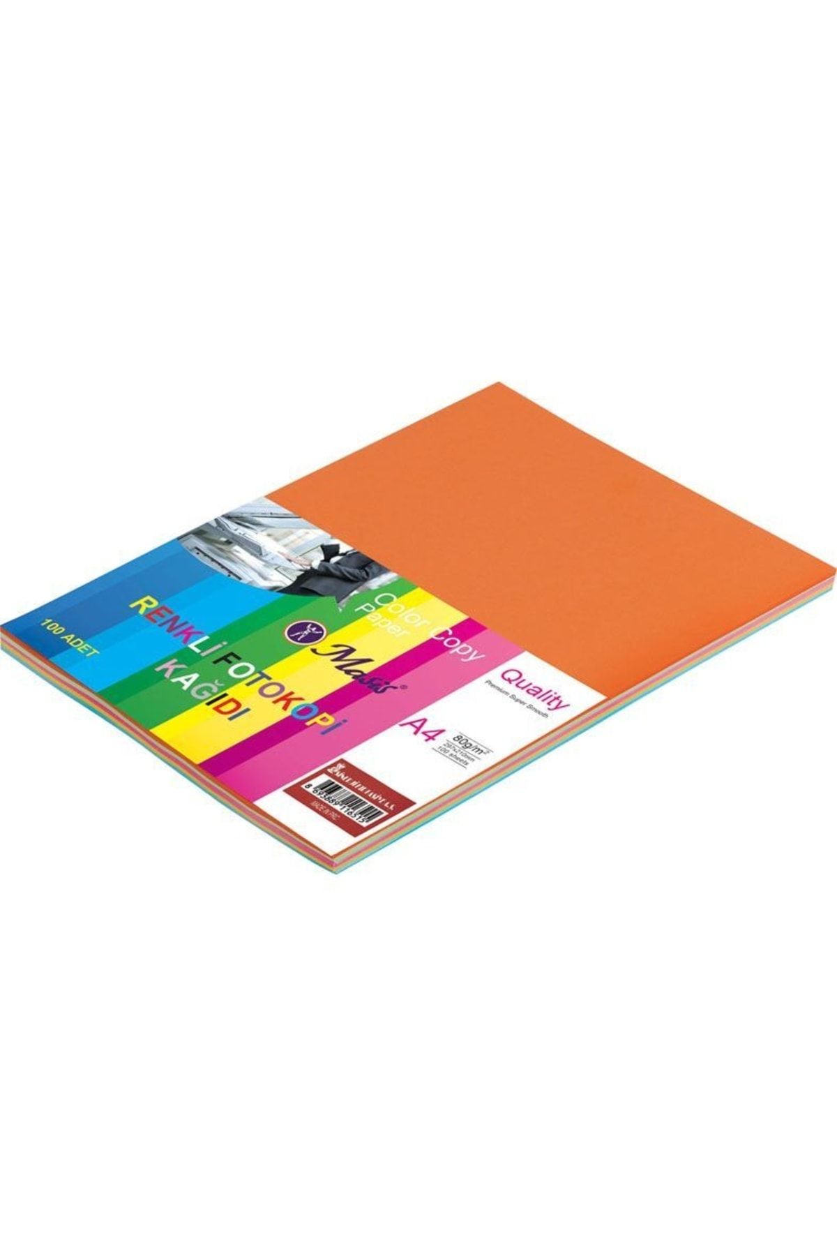 Bigpoint Masis Renkli Fotokopi Kağıdı 100 Lü 5 Renk