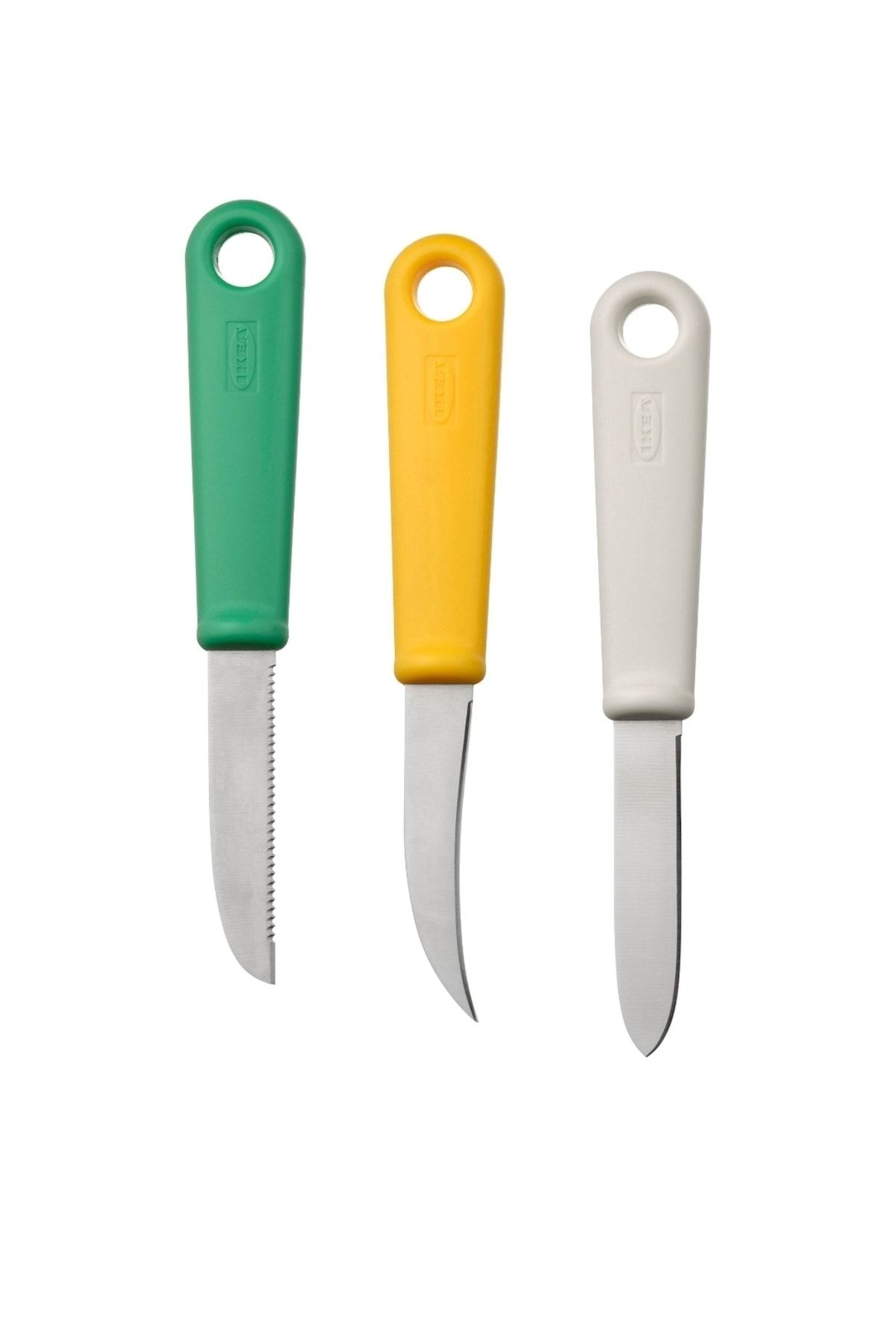 IKEA Uppfylld Soyma Bıçağı Seti 3'lü, Çok Renkli