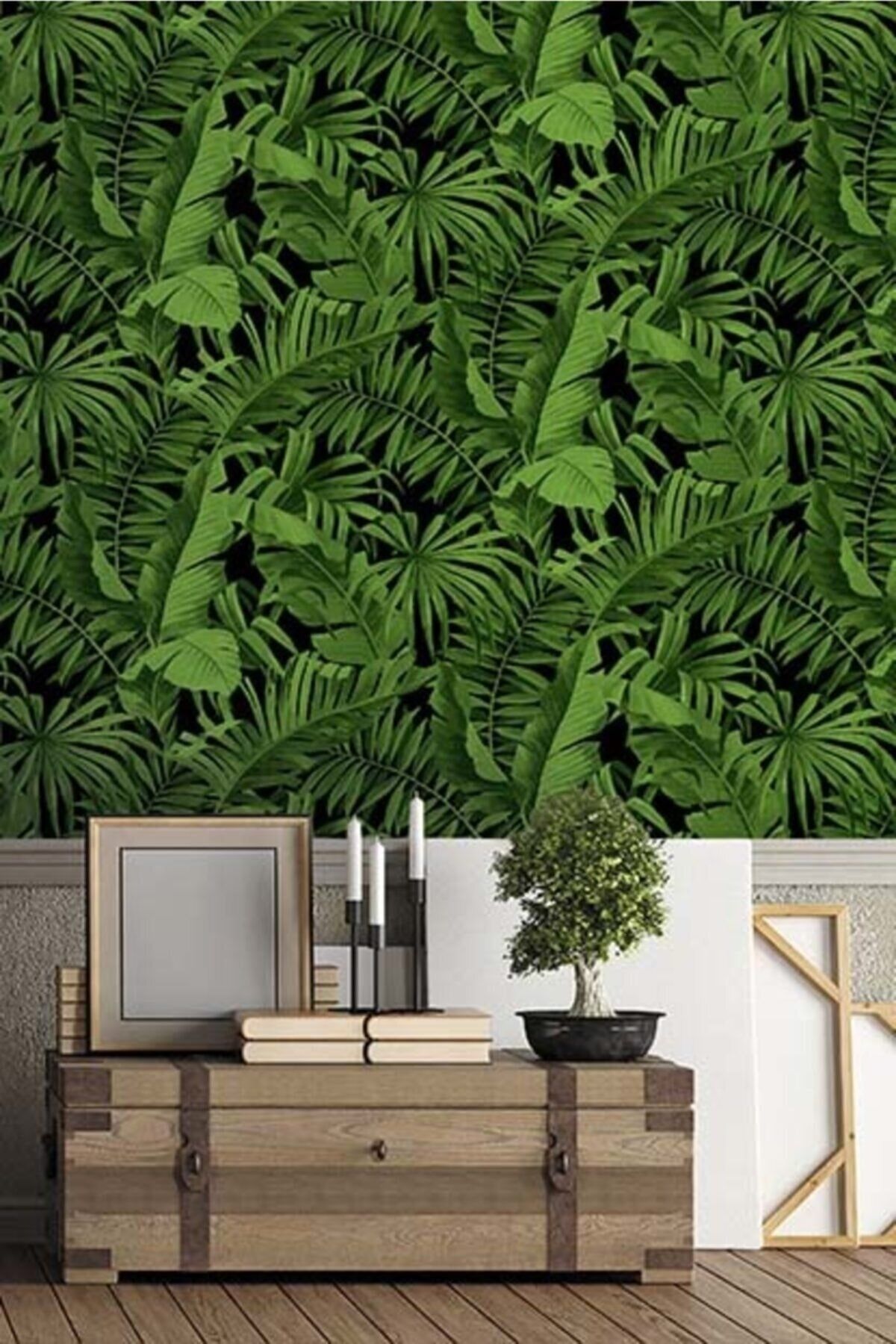 Bien Duvar Kağıtları Exclusive 7847 Tropikal Geniş Çiçekli Duvar Kağıdı 5,33 M²