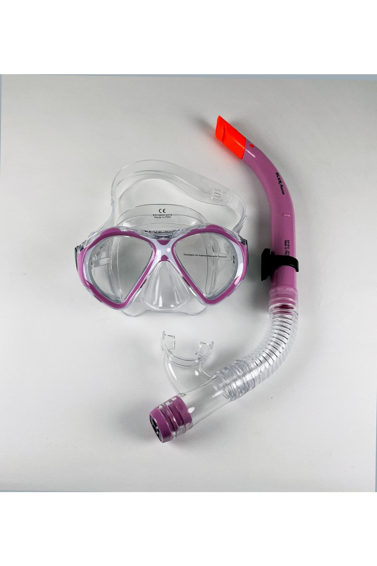 ELVE Marine Kadın Mask-snorkel Set M53/sn6 (TEMPERED GLASS)