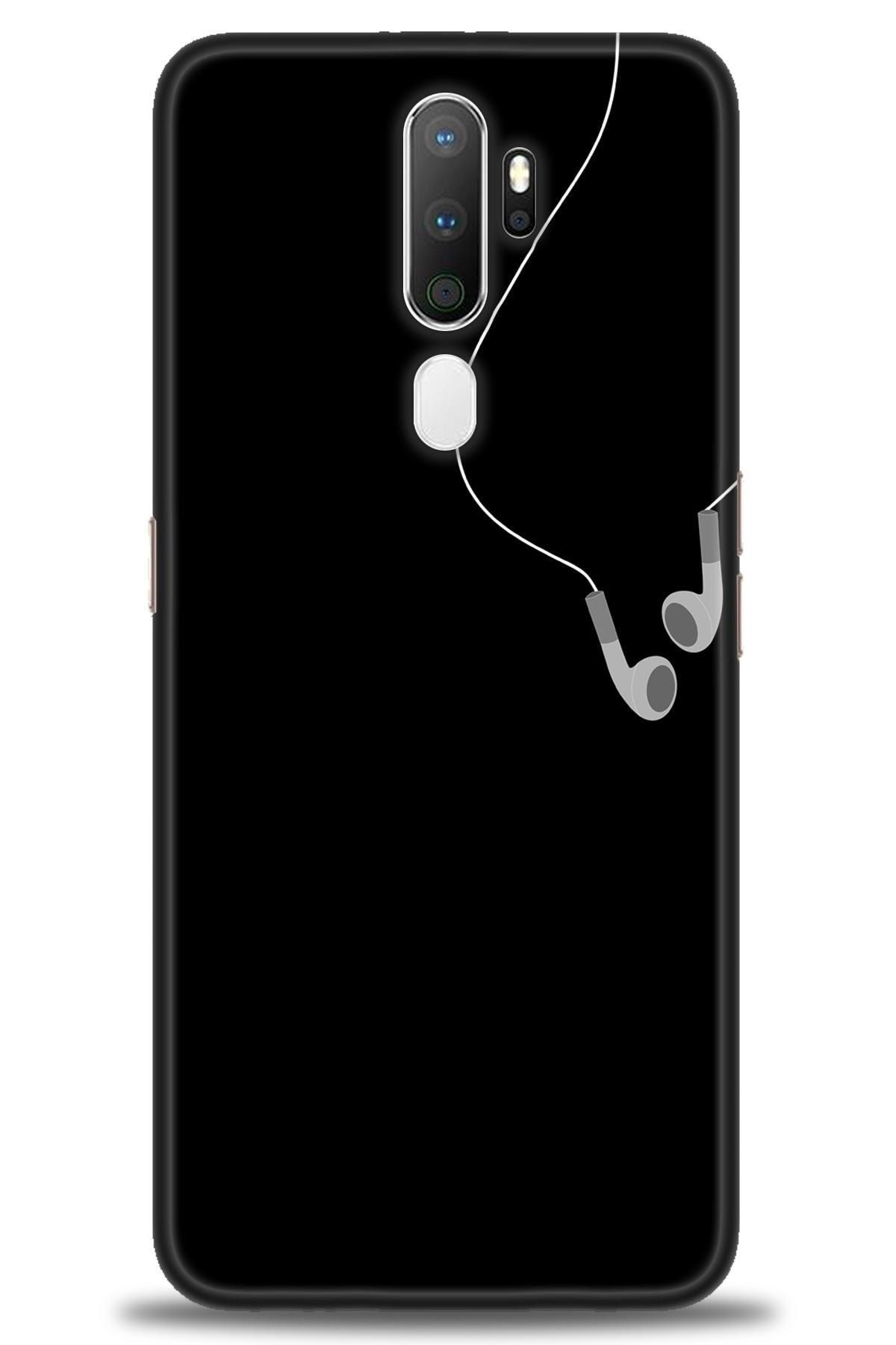 Oppo A9 2020 Case With HD Print Includes Headphones and Tempered Glass