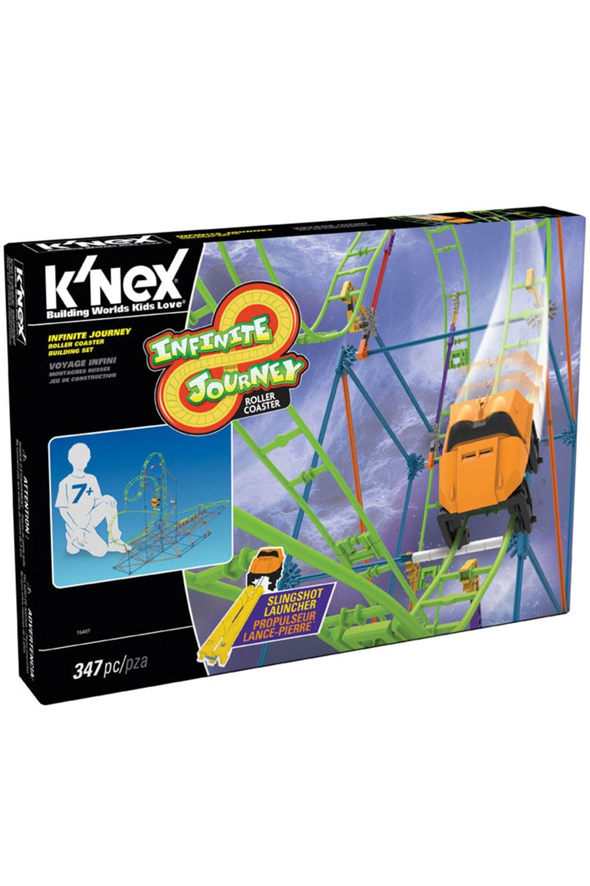 Knex K Nex Infinite Journey Roller Coaster Seti Thrill Rides 1540