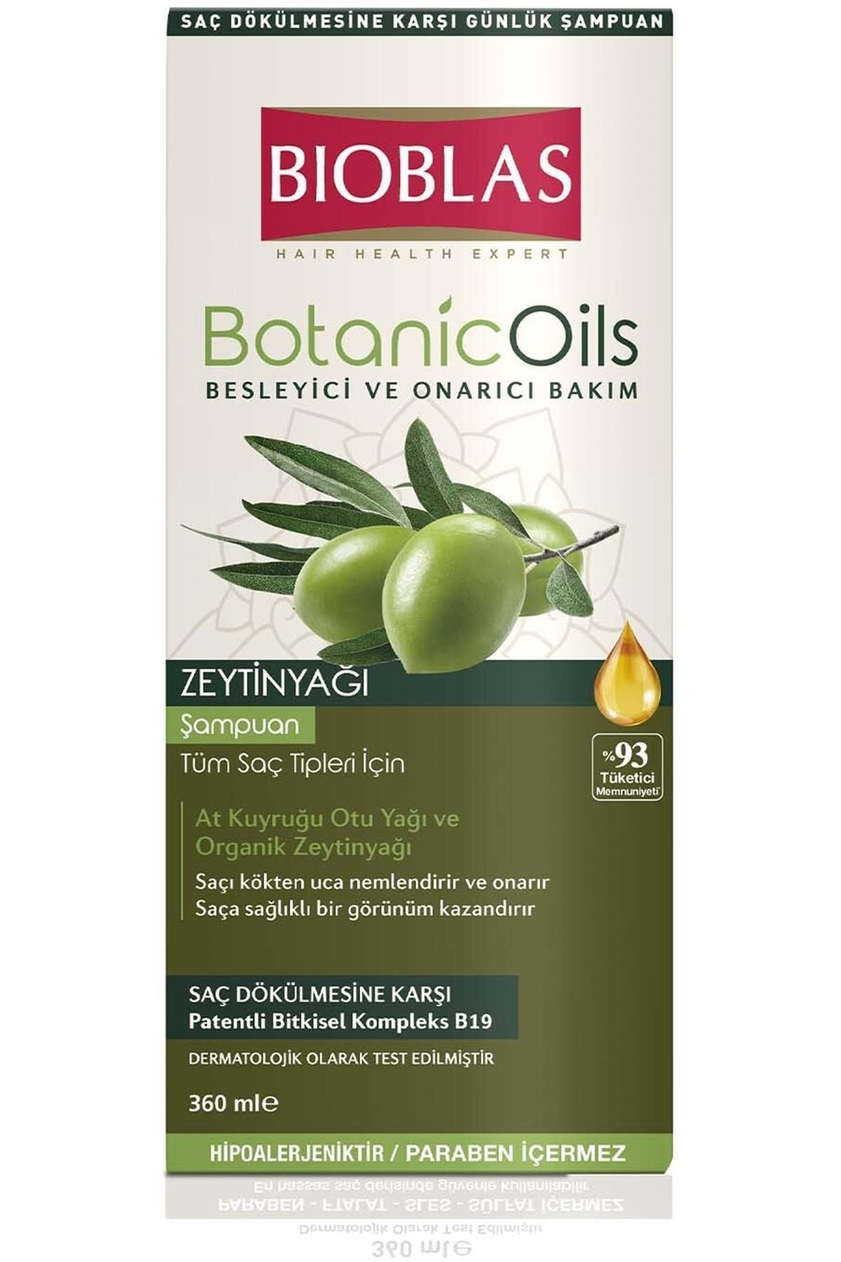 Bioblas Botanic Oils Şampuan Zeytinyağı (kuru & Yıpranmış Saçlar) 360 Ml