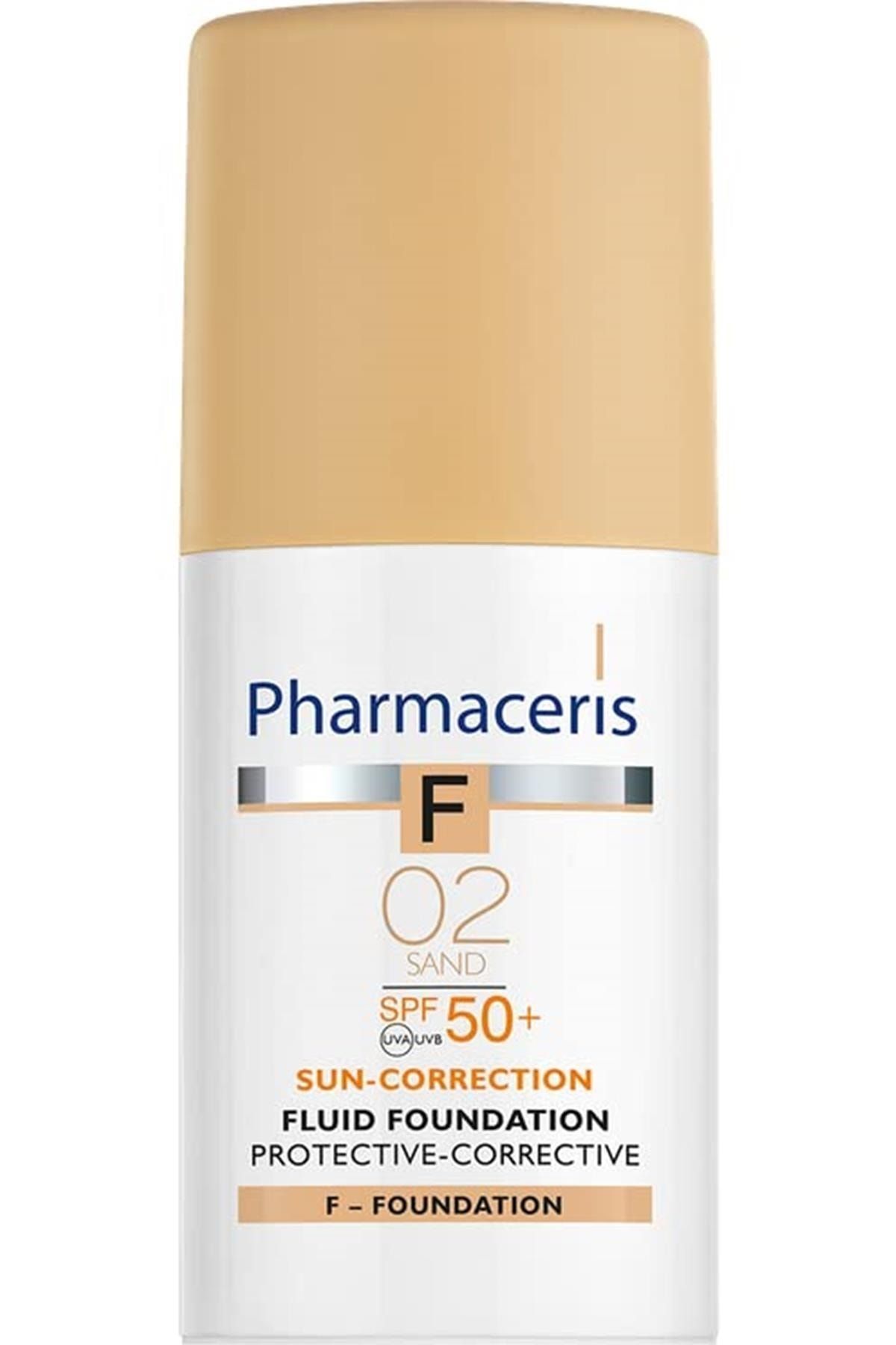 Pharmaceris S-5 Protective-corrective Fluid Foundation Spf50+ (02 Sand) (yüksek Koruma Faktörlü Kap