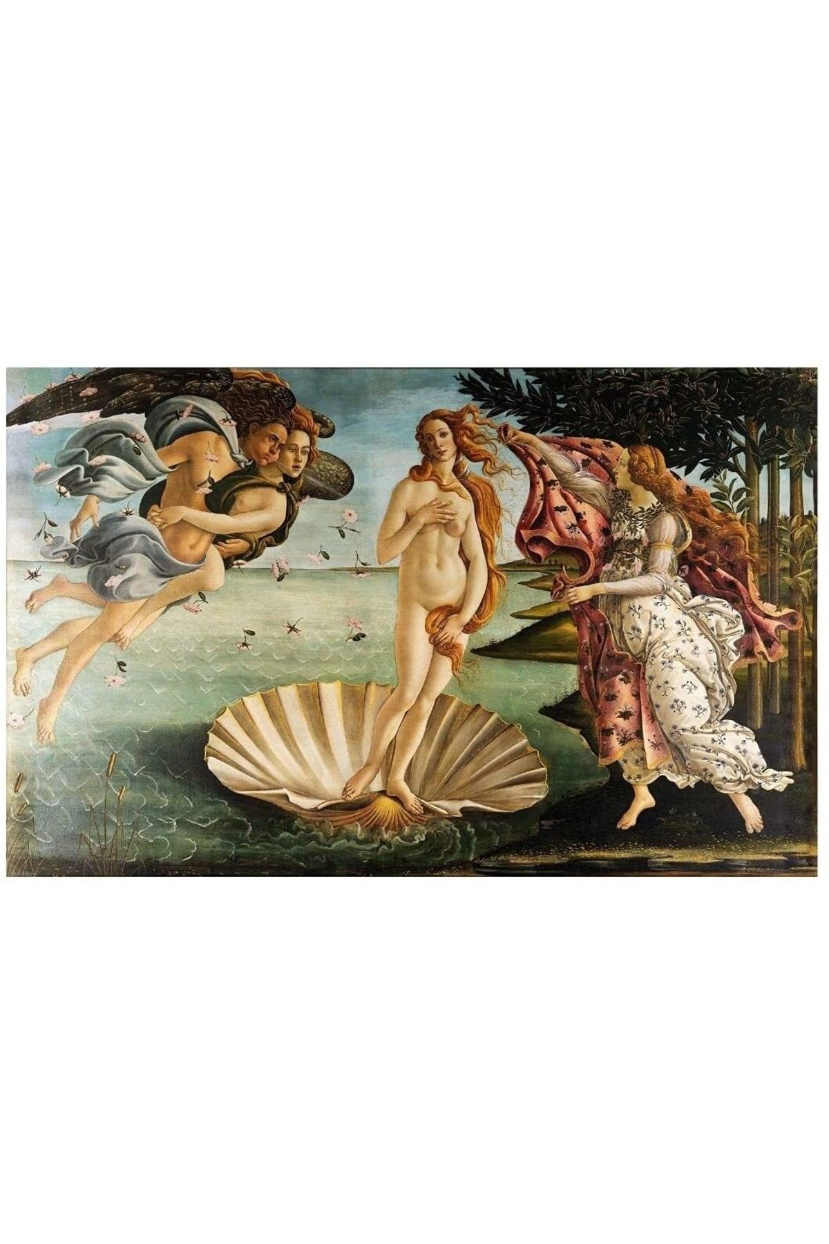 Genel Markalar Botticelli - Venüs'ün Doğuşu Çerçeveli 60x75 Sayılarla Boyama Hobi Seti