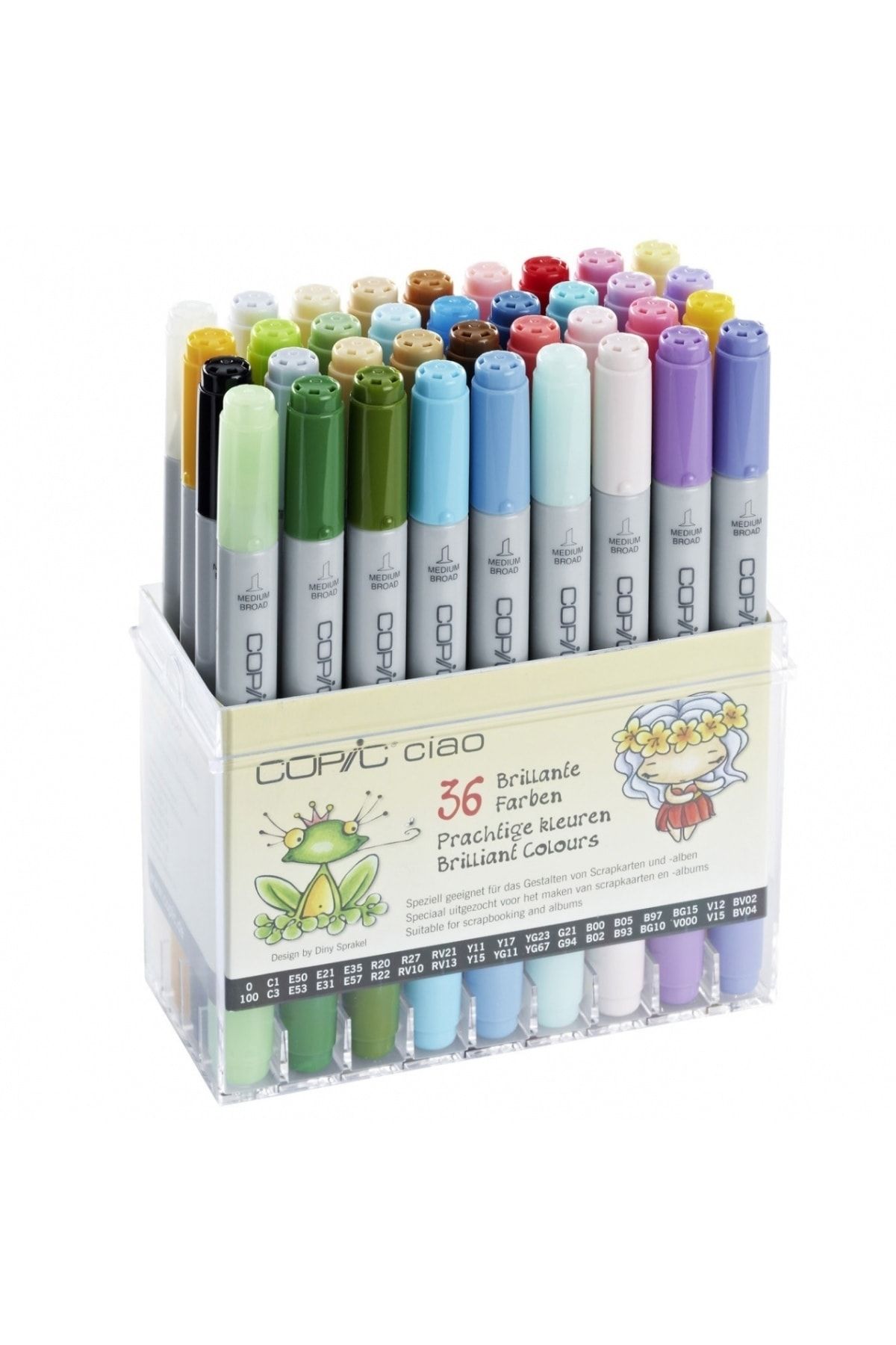 copic Ciao Marker Kalemi Brilliant Colors 36'lı Set
