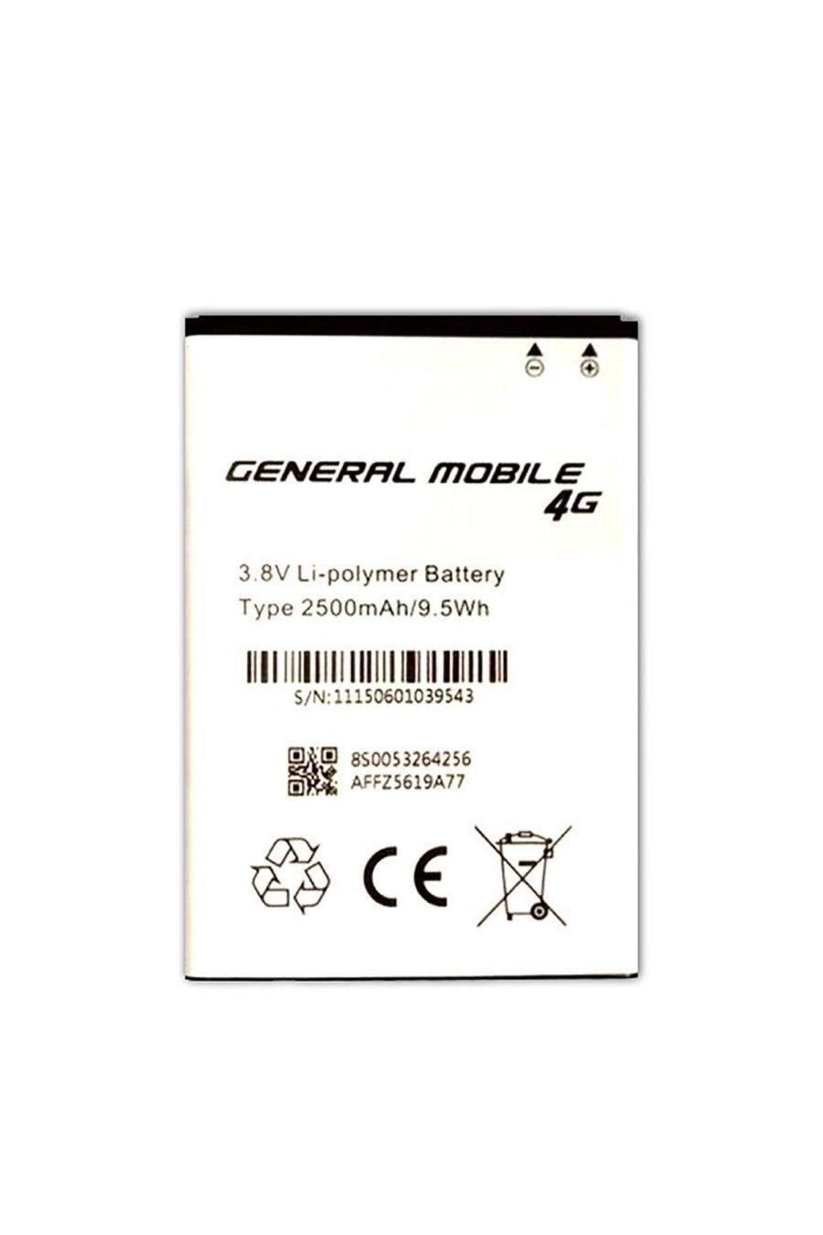 General Mobile 4g Dual Batarya Pil (2500 Mah)