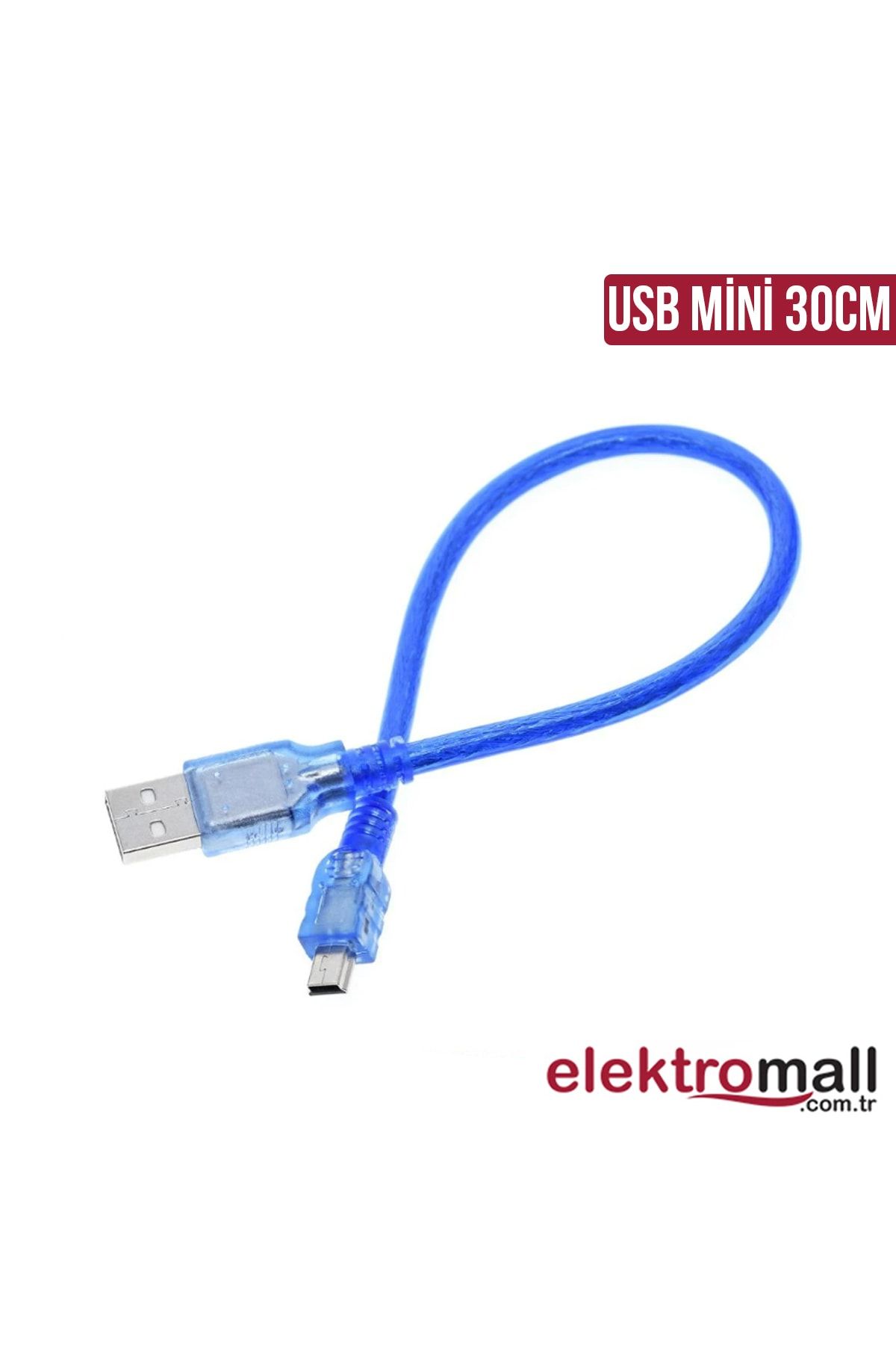 ELEKTROMALL Arduino Nano Usb Mini Kablo 30cm Usb Kablo