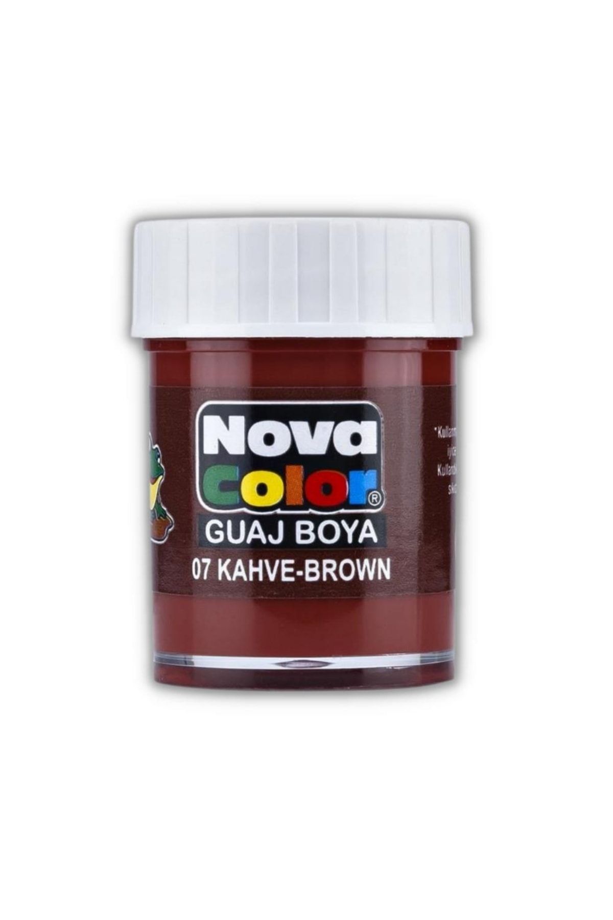 nova color Kahverengi Guaj Boya 25 Ml 1 Adet Su Bazlı 25 Ml Guaj Boya Kahve 1 Adet