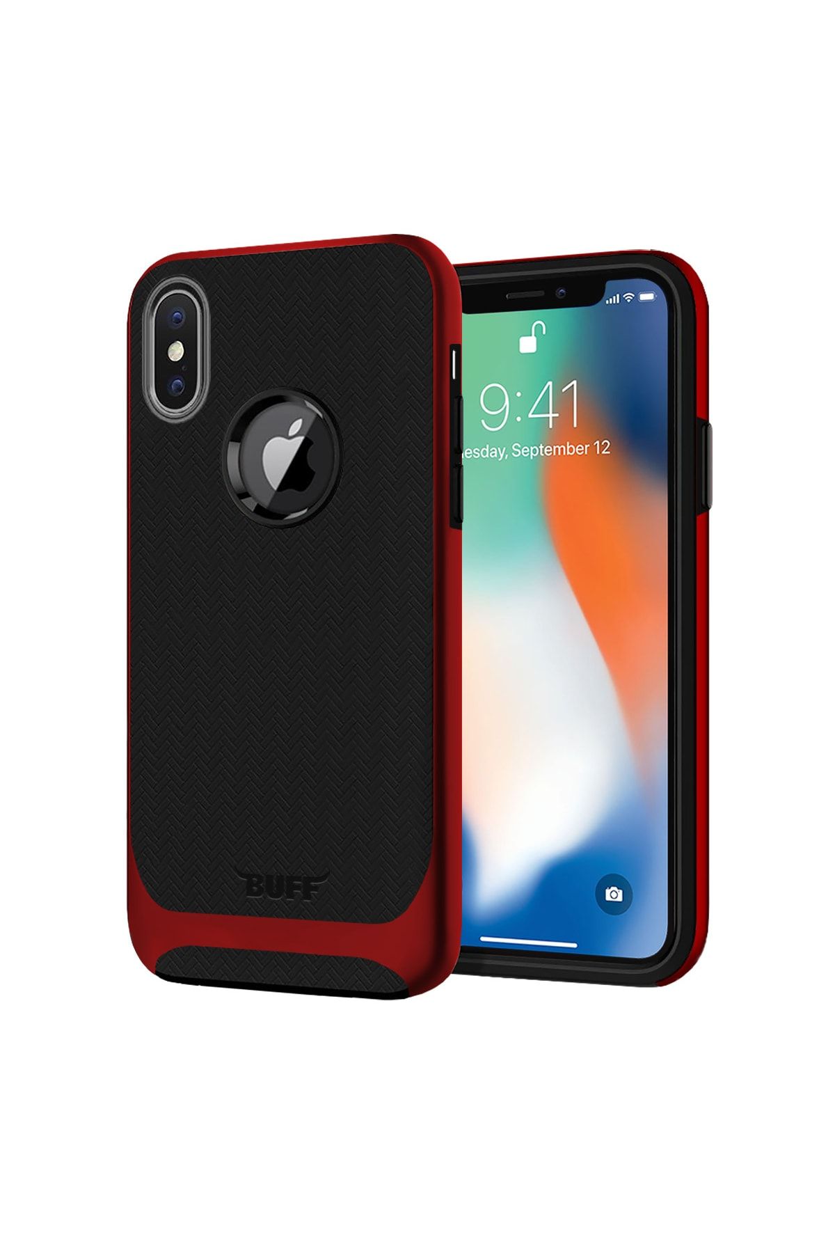 Buff Labs Buff Iphone X New Armor Kılıf Red