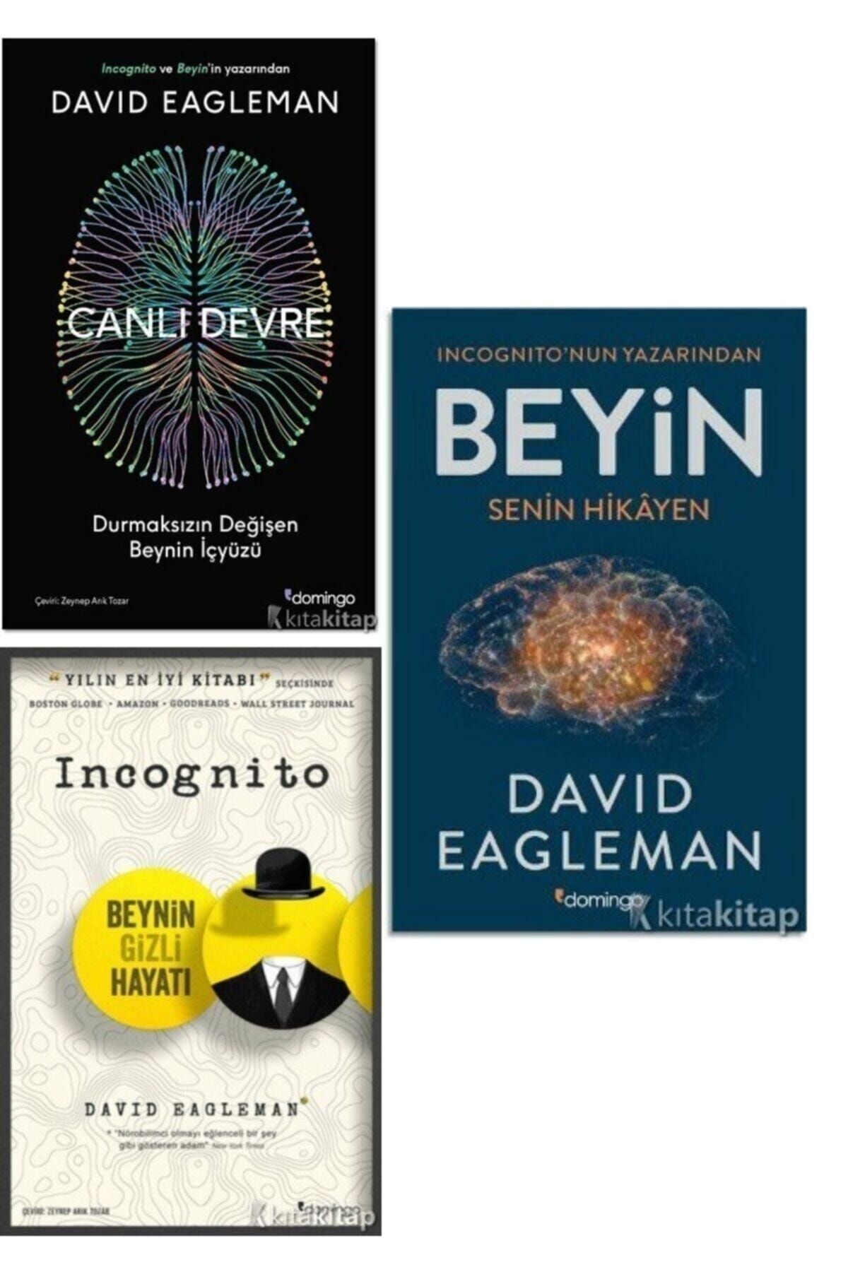 Domingo Yayınevi Canlı Devre - Beyin - Senin Hikayen - Incognito - Beynin Gizli Hayatı - David Eagleman 3 Kitap Set