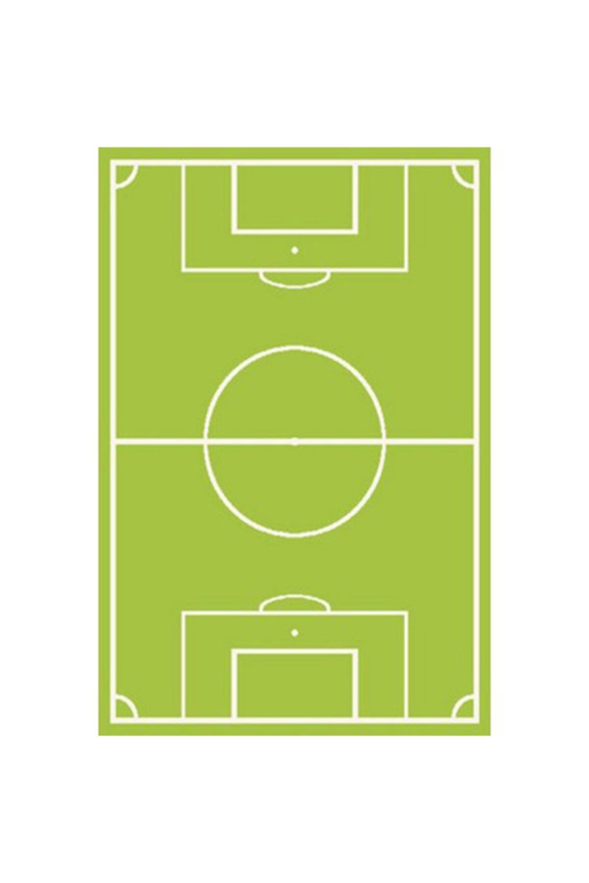 Resmiro Futbol Sahası Desenli Dijital Baskılı Halı Mrc367