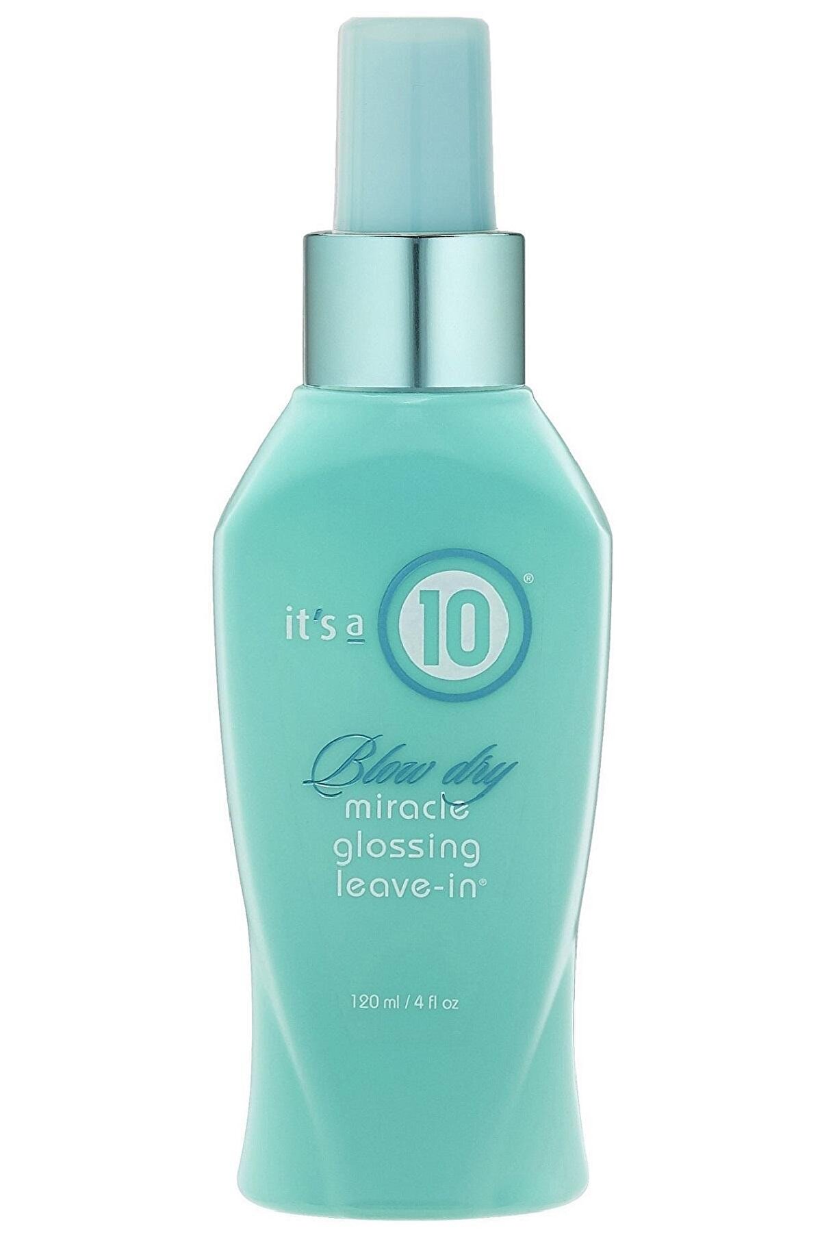 it's a 10 It`s A 10 Miracle Leave-ın Blow Dry Glossing Tüm Saç Tipleri Için Durulanmayan Fön Kremi 120ml