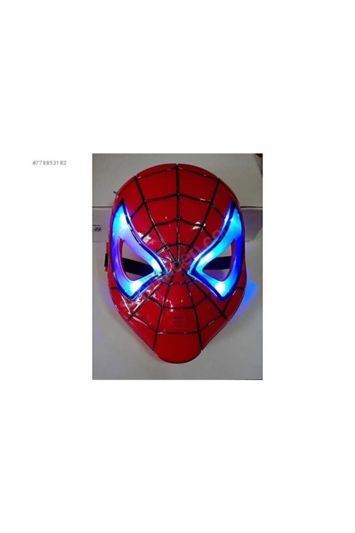Medska Işıklı Spiderman Örümcek Adam Maske