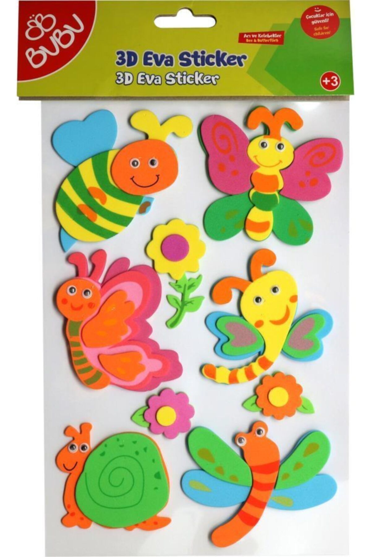 Bubu Arı Ve Kelebek Temalı Sticker