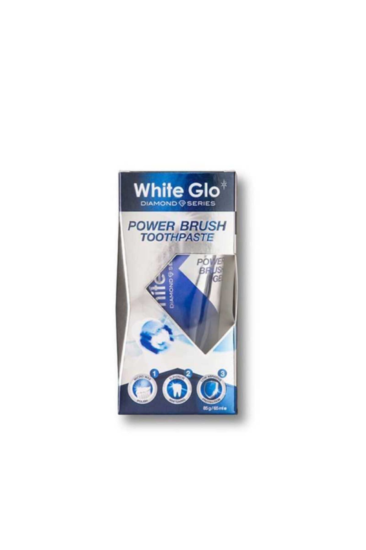 White Glo Elektrikli Diş Fırçası Için Ekstra Beyazlatıcı Diş Macunu 65 ml