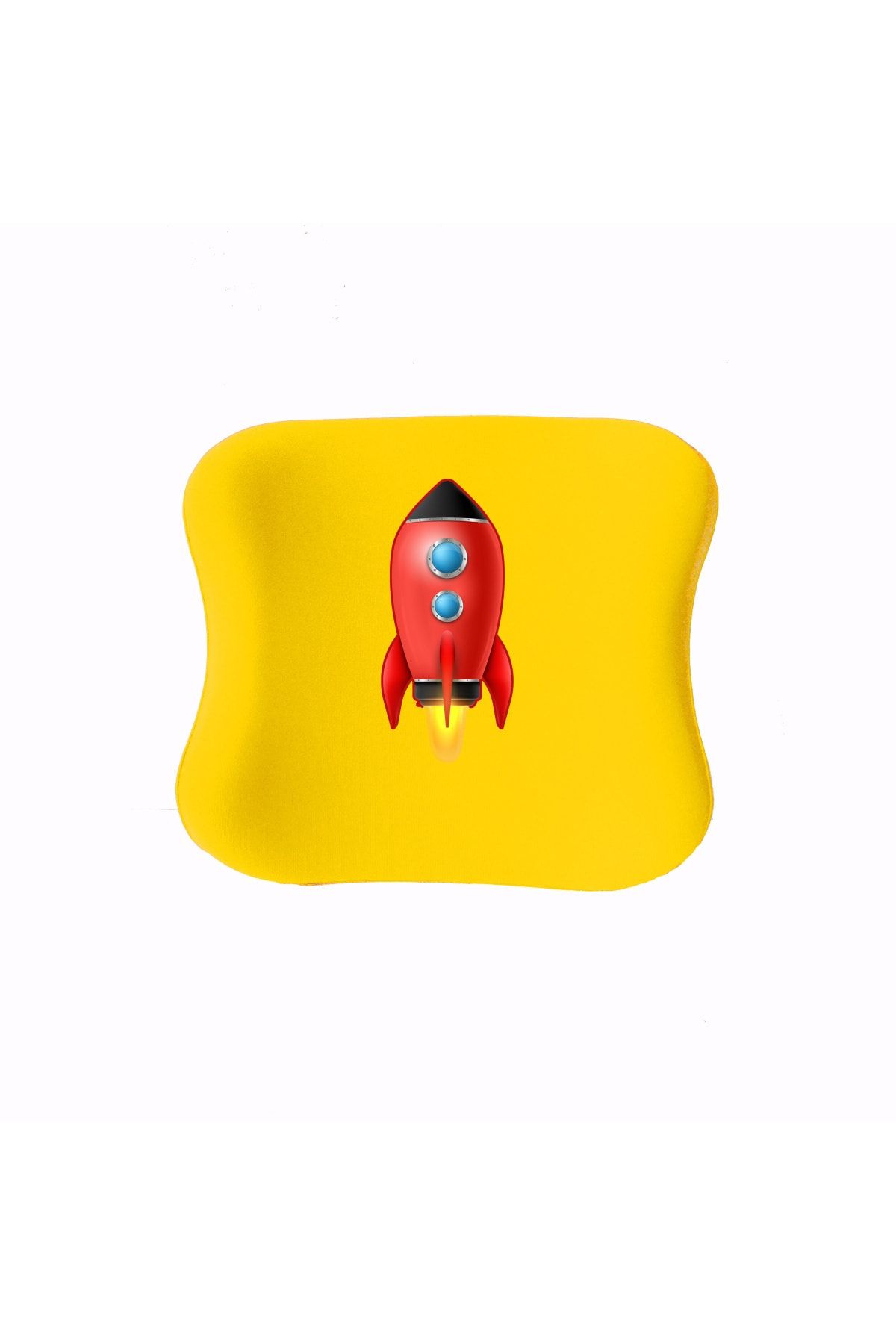 Officeküp Officekup Çocuk Çalışma Masası Sandalyesi Visco Medikal Ortopedik Bel Yastığı - Sarı Rocket