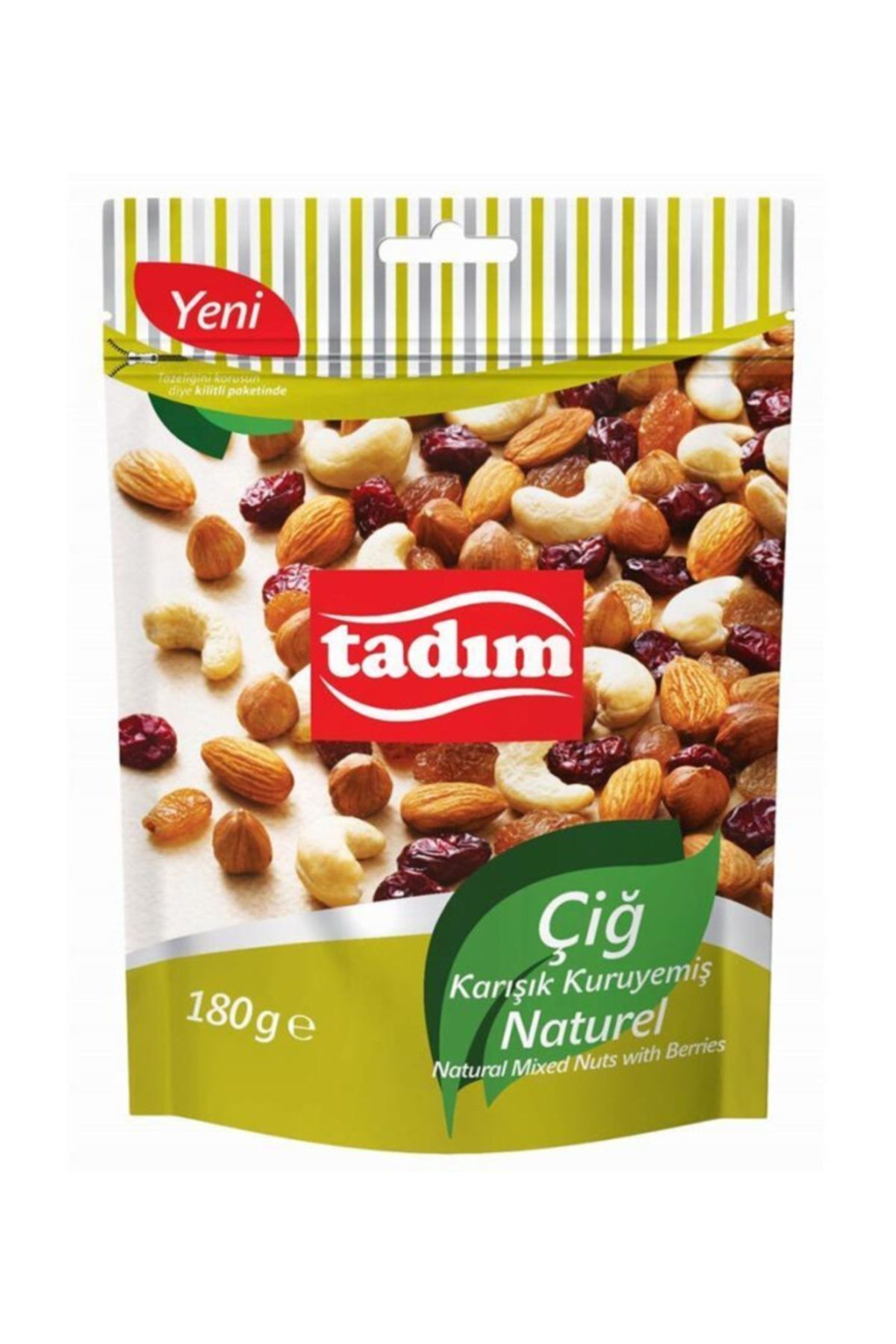 Tadım Naturel Çiğ Karışık Kuruyemiş 180 gr