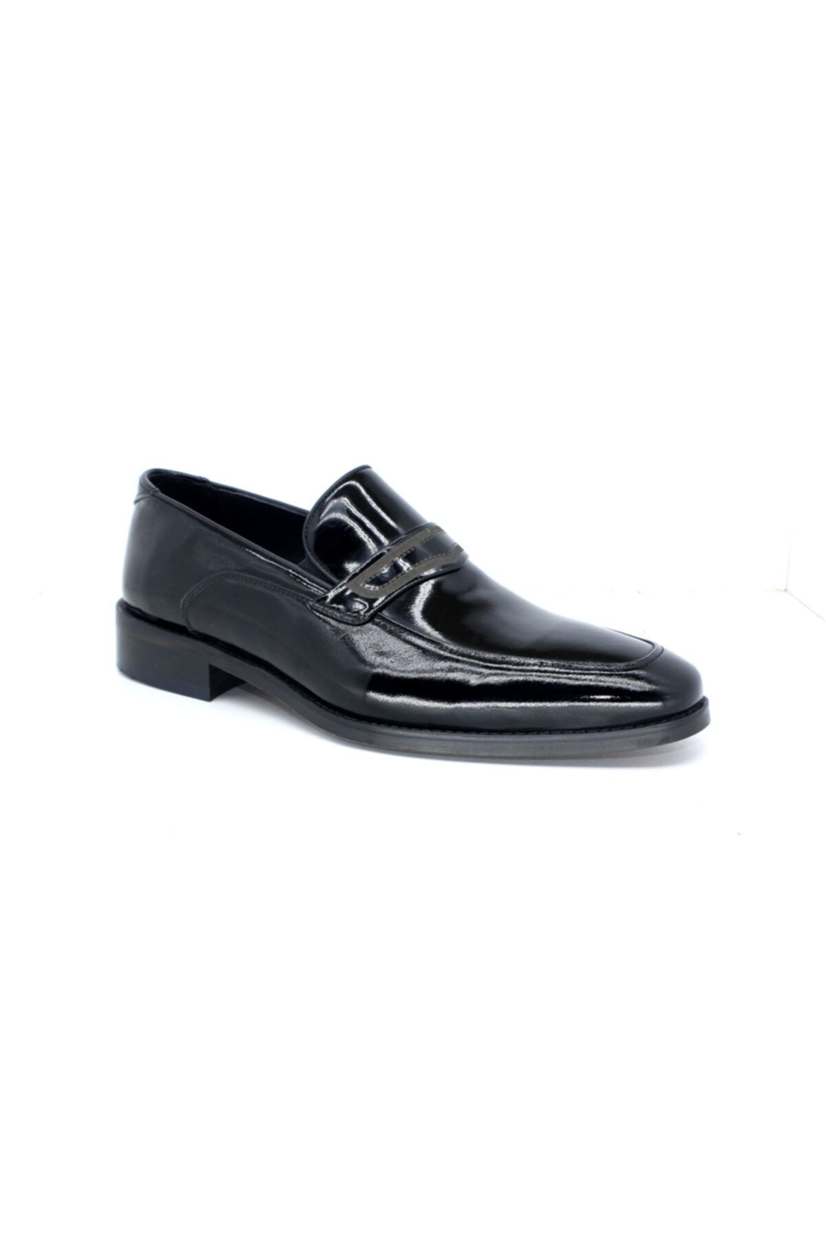 oskar Erkek Siyah Neolit Taban Hakiki Deri Klasik Ayakkabı