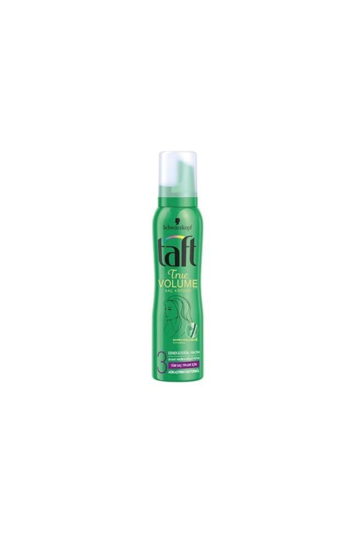 Schwarzkopf Taft Saç Köpüğü True Volume 3 Ekstra Güçlü 150 ml