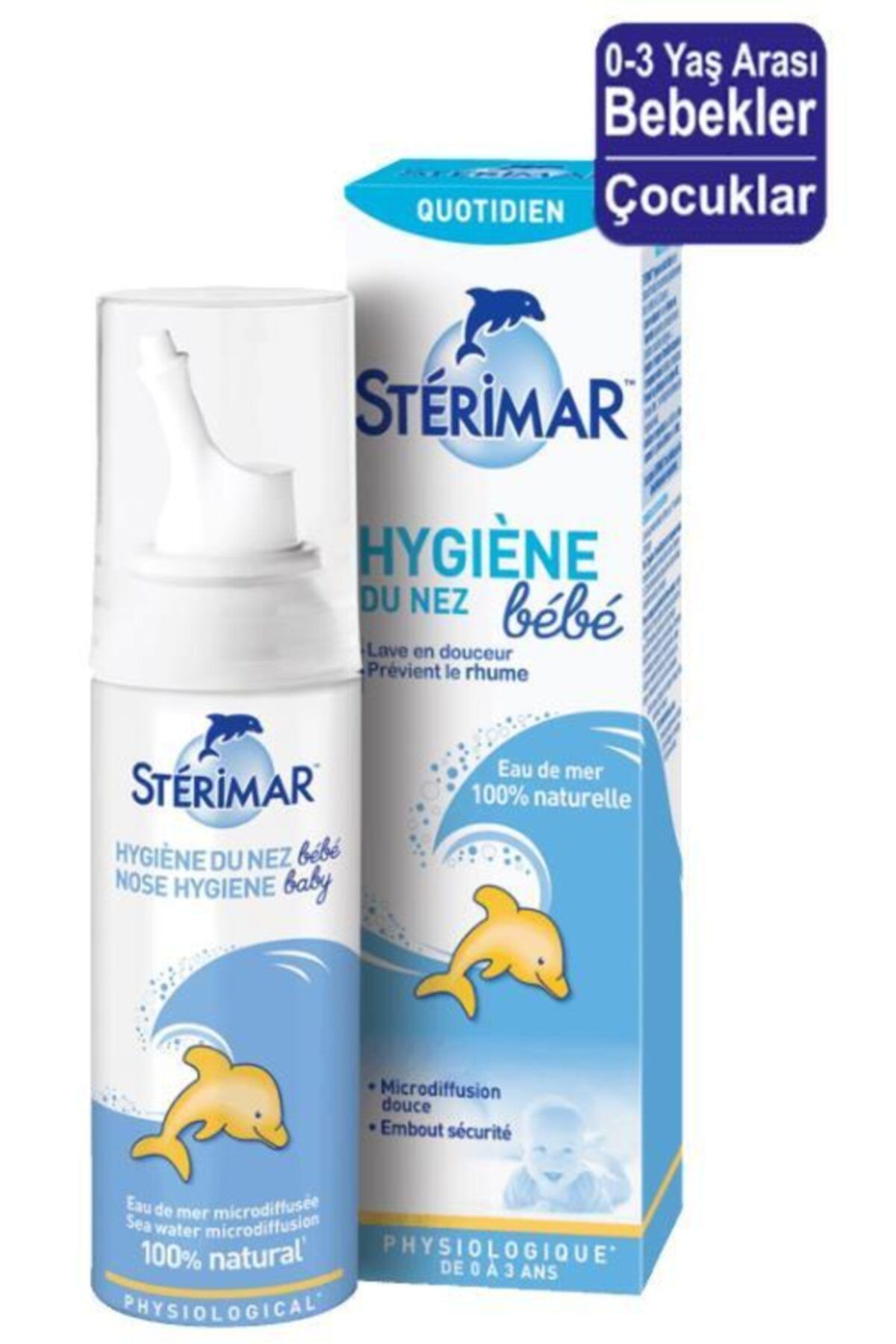 Sterimar Baby Izotonik Deniz Suyu Spreyi 100ml