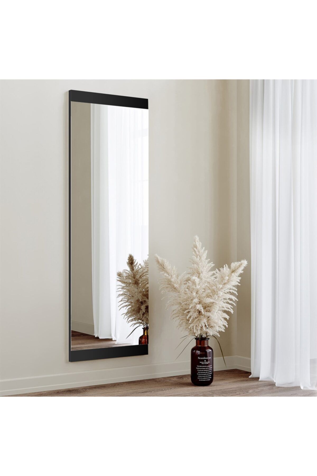 NEOstill Boy Aynası Dekoratif Basic Siyah 40x120
