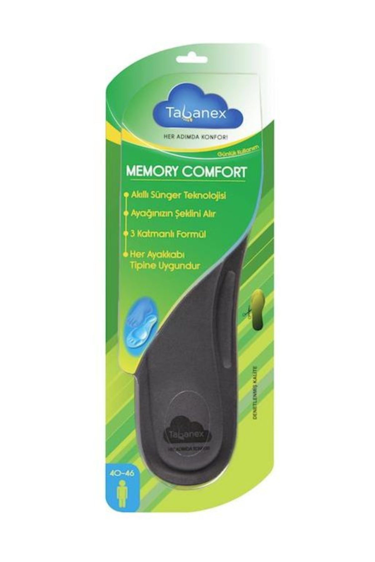 TABANEX Memory Comfort Tabanlık - Erkek 8620046