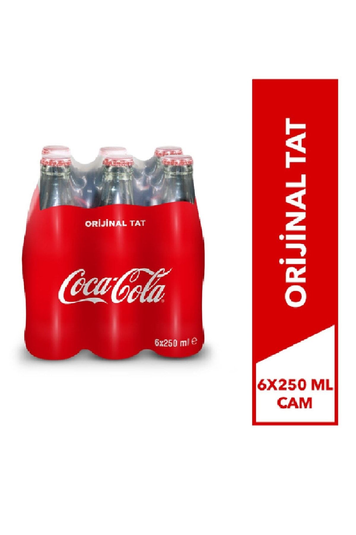 Coca-Cola Kola Cam Şişe 200 ml 6'lı