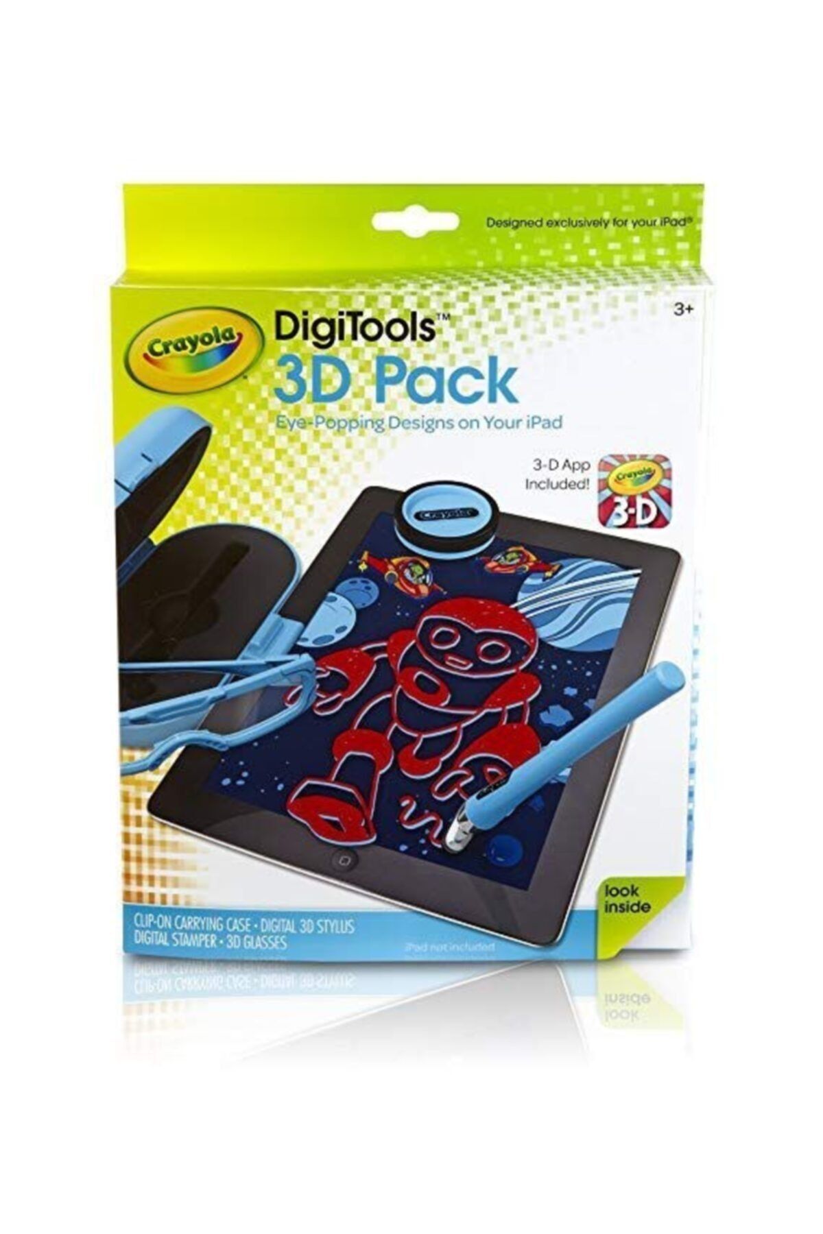 01 Yayınları Crayola Digitools 3d Pack - Boyama Çizim Kalemi Akıllı Kalem