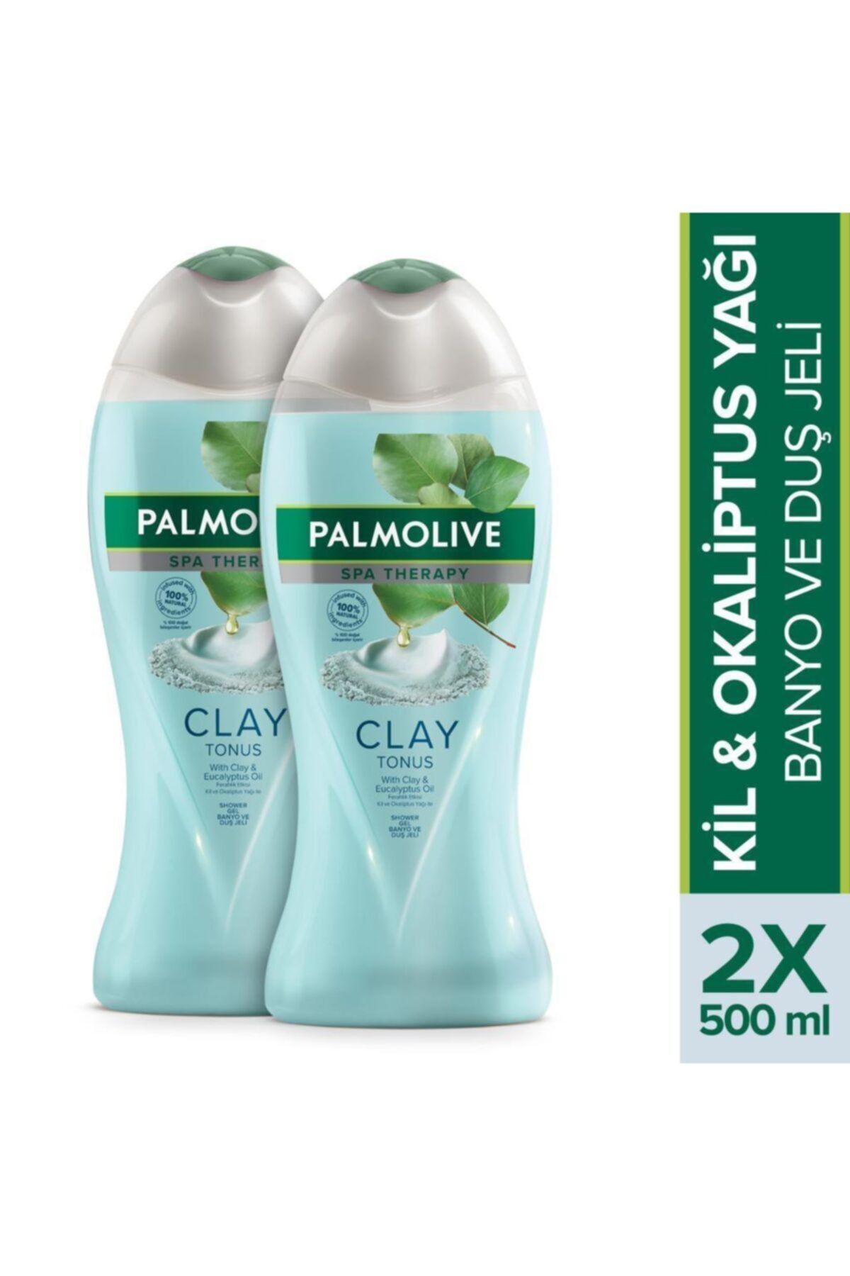 Palmolive Spa Therapy Clay Tonus Banyo Ve Duş Jeli 2 X 500 Ml + Duş Lifi Hediye