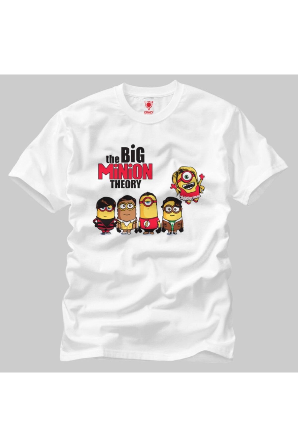 Crazy The Big Minion Theory Erkek Tişört