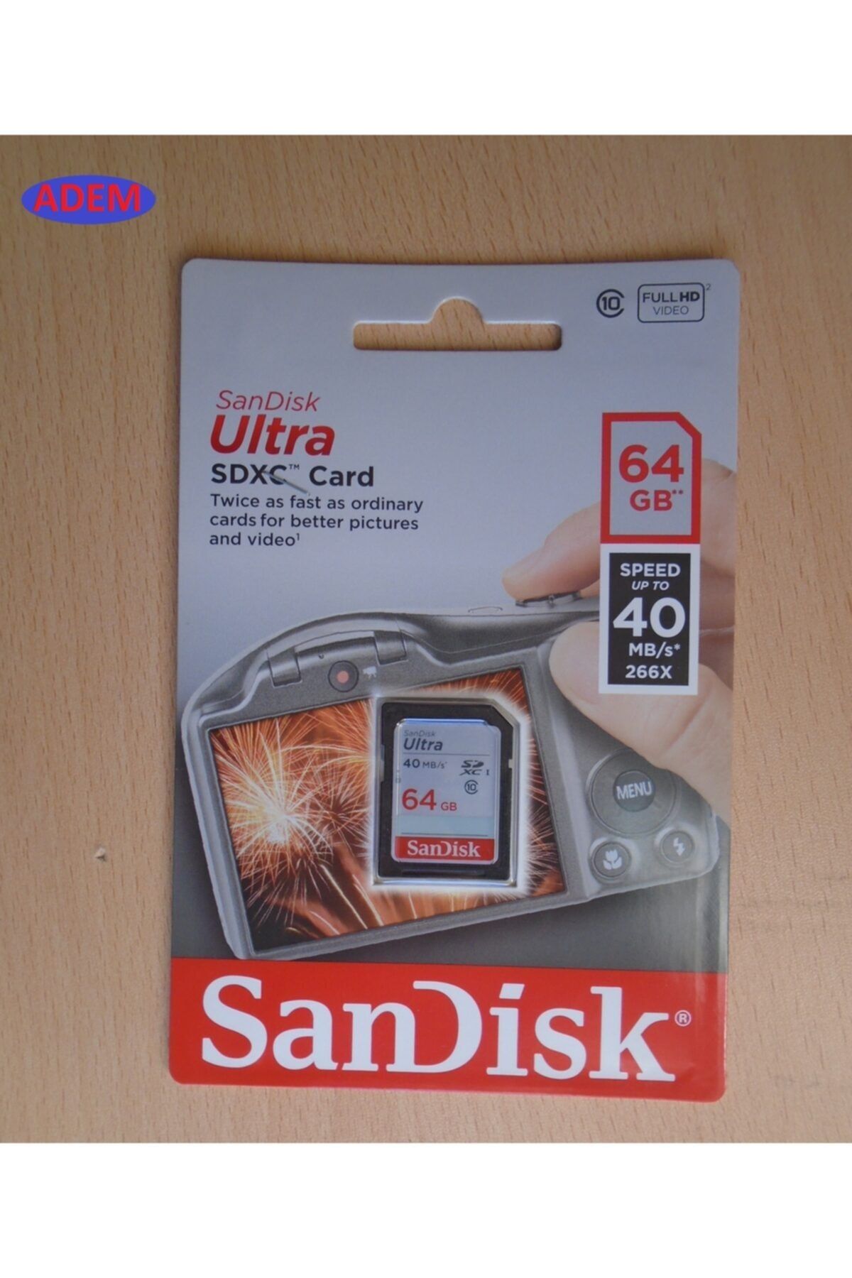 Sandisk 64gb 48x Hafıza Kartı