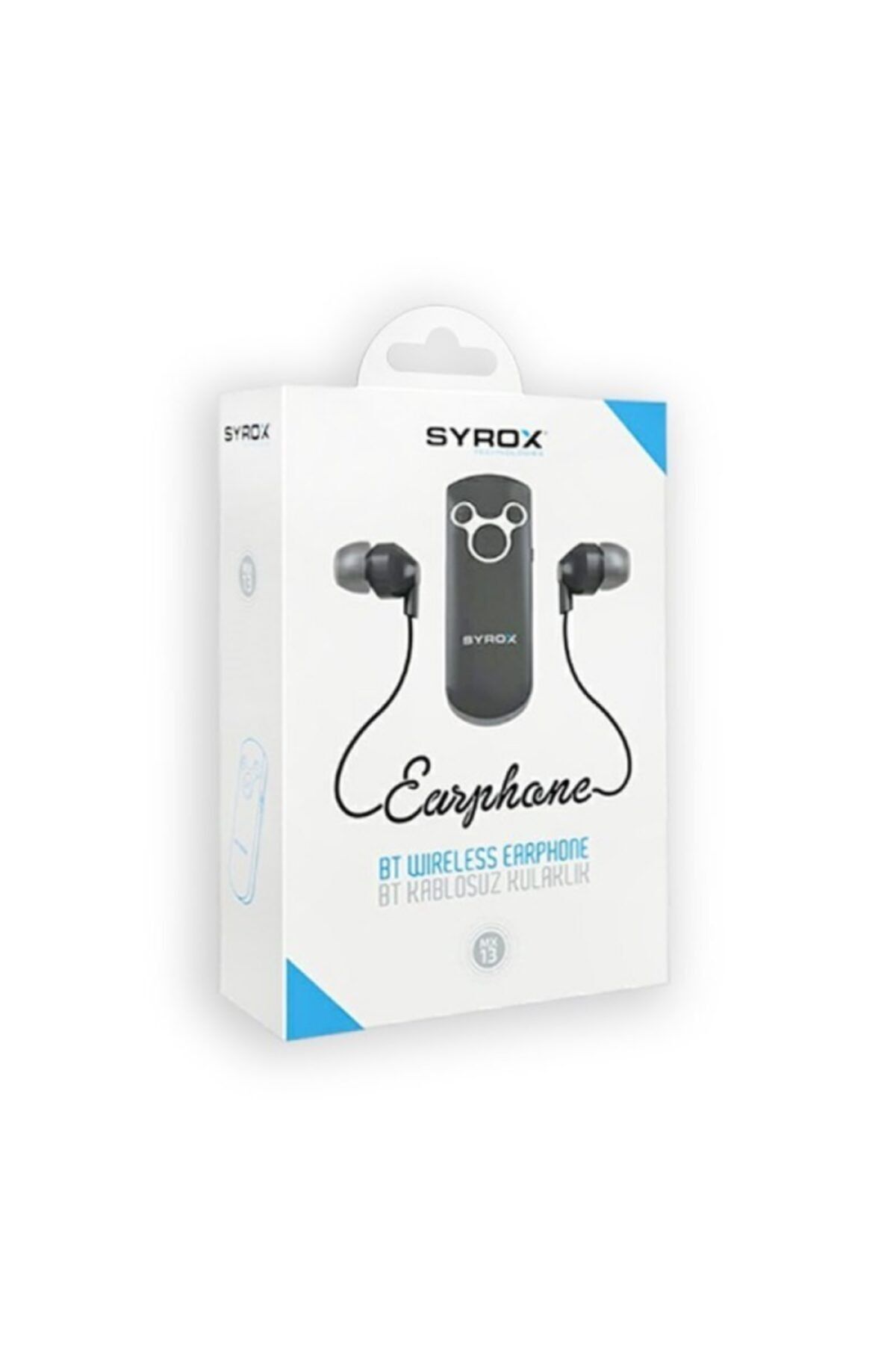 Syrox Mx13 Siyah Çift Telefon ile Eşleşme Kablosuz Kulak İçi Mikrofonlu Bluetooth Kulaklık 5.0