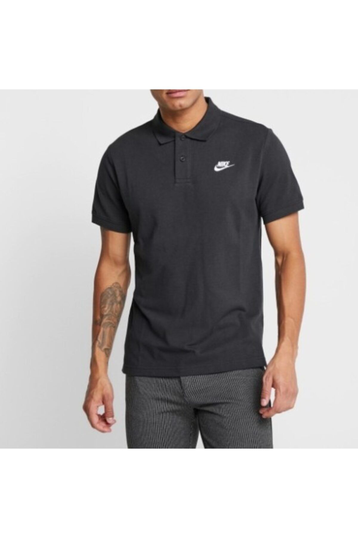 Nike Erkek Siyah Polo T-shirt Cn8764-010