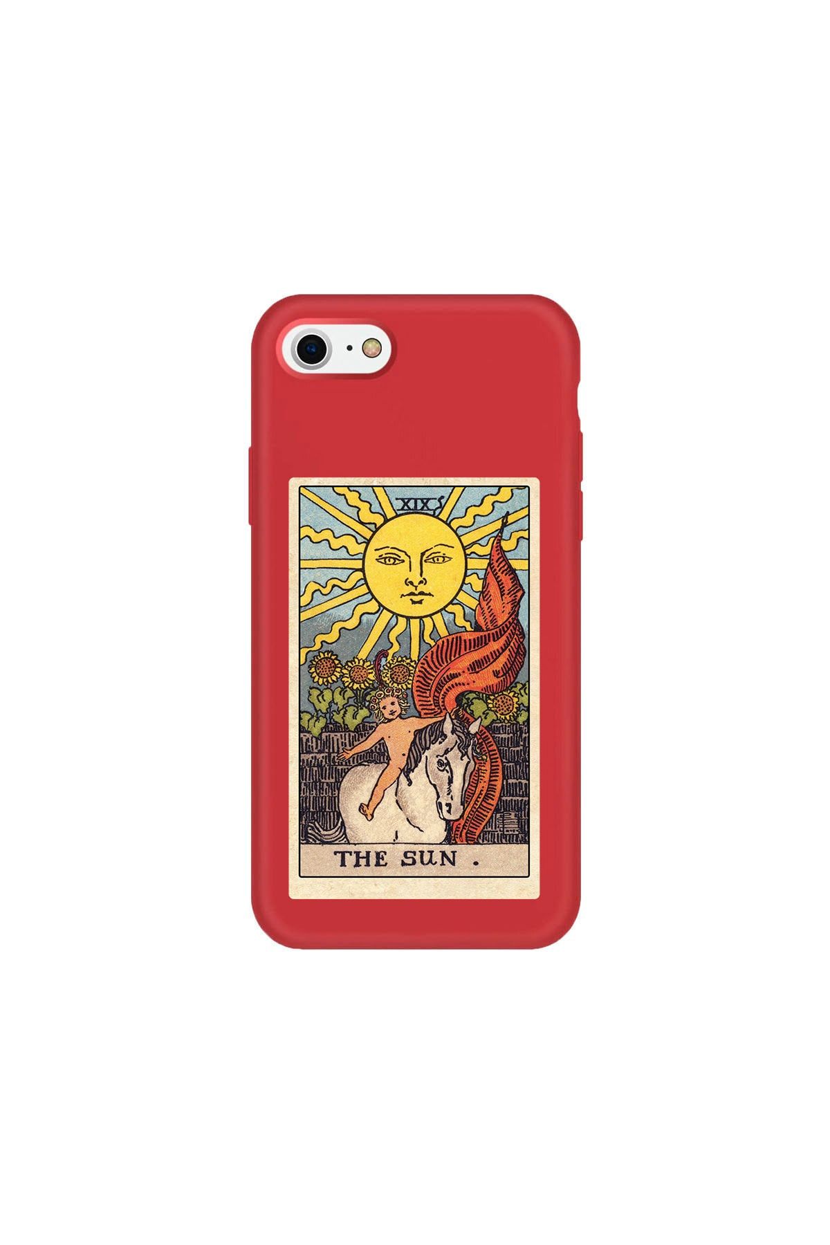 shoptocase Iphone 7 Kırmızı Lanman The Sun Baskılı Telefon Kılıfı