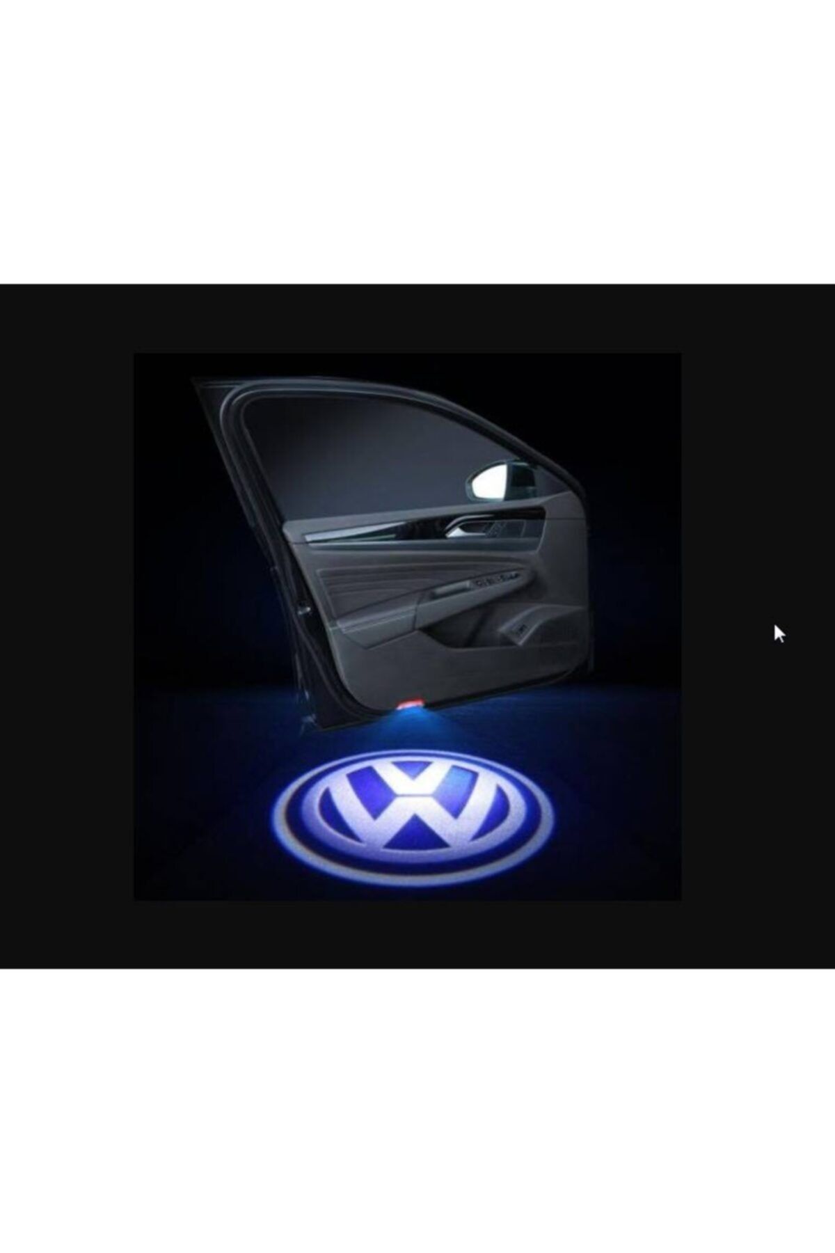 Volkswagen Marka Kapı Altı Hayalet Logo - Pilli Yapıştırmalı Kapıaltı Logo
