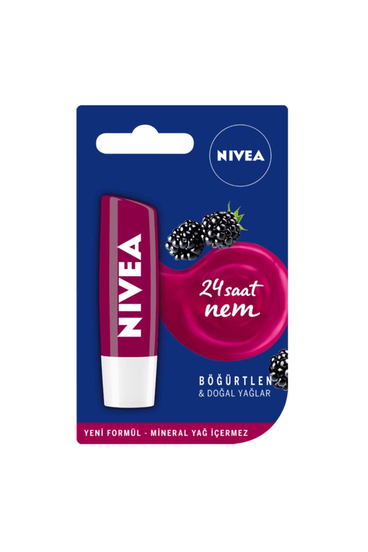NIVEA Lip Care Fruity Shine Blackberry Dudak Balmı