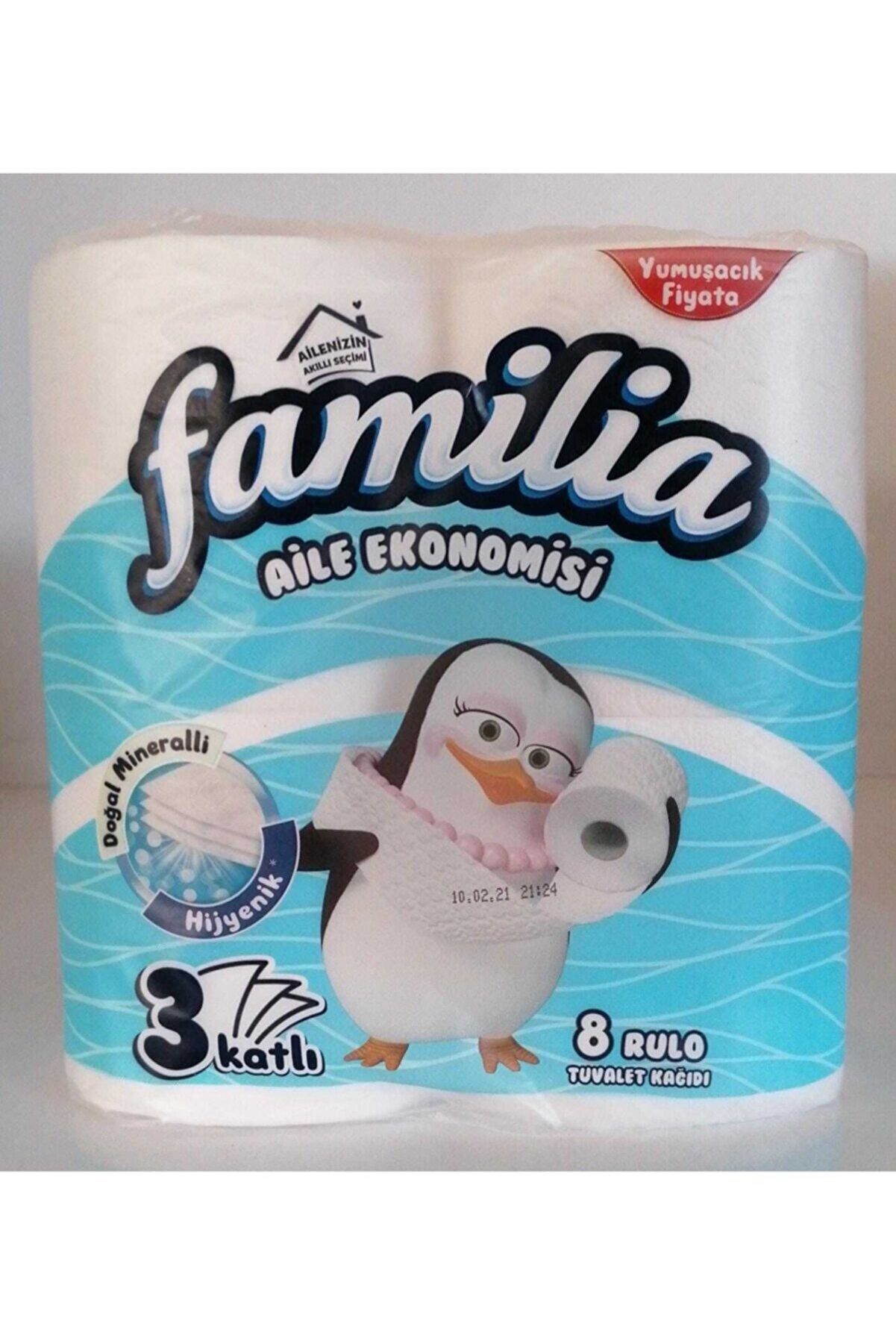 Familia Shuev Aile Ekonomisi 3 Katlı Tuvalet Kağıdı 8'li Rulo
