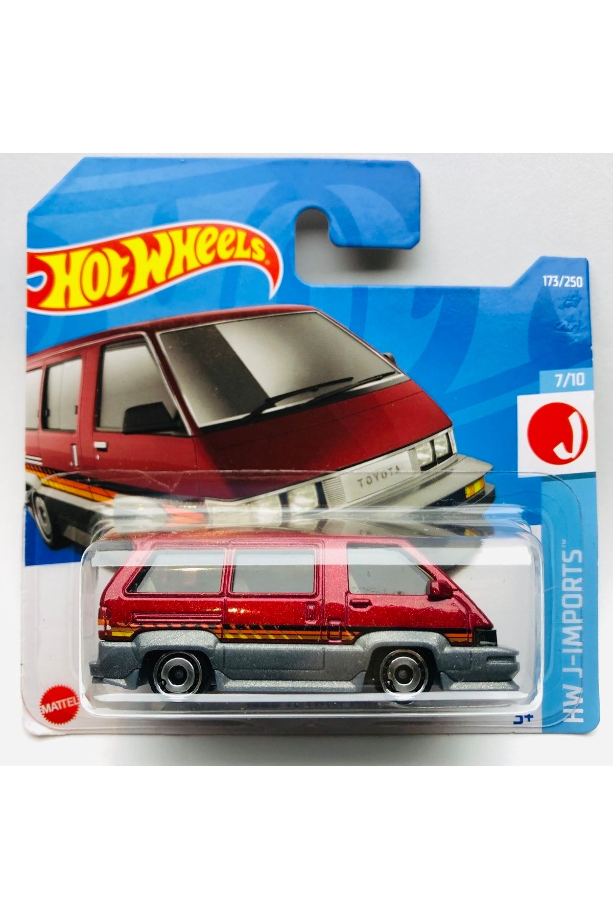 HOT WHEELS 2022 Yeni 1986 Toyota Van Minibus Red 1:64 Ölçek Hotwheels Marka 1/5
