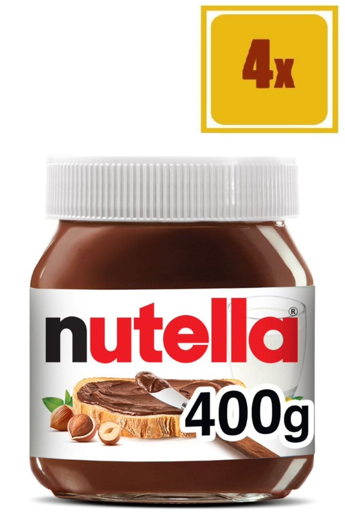 Nutella Kakaolu Fındık Krem Çikolata 400 G 4 Adet