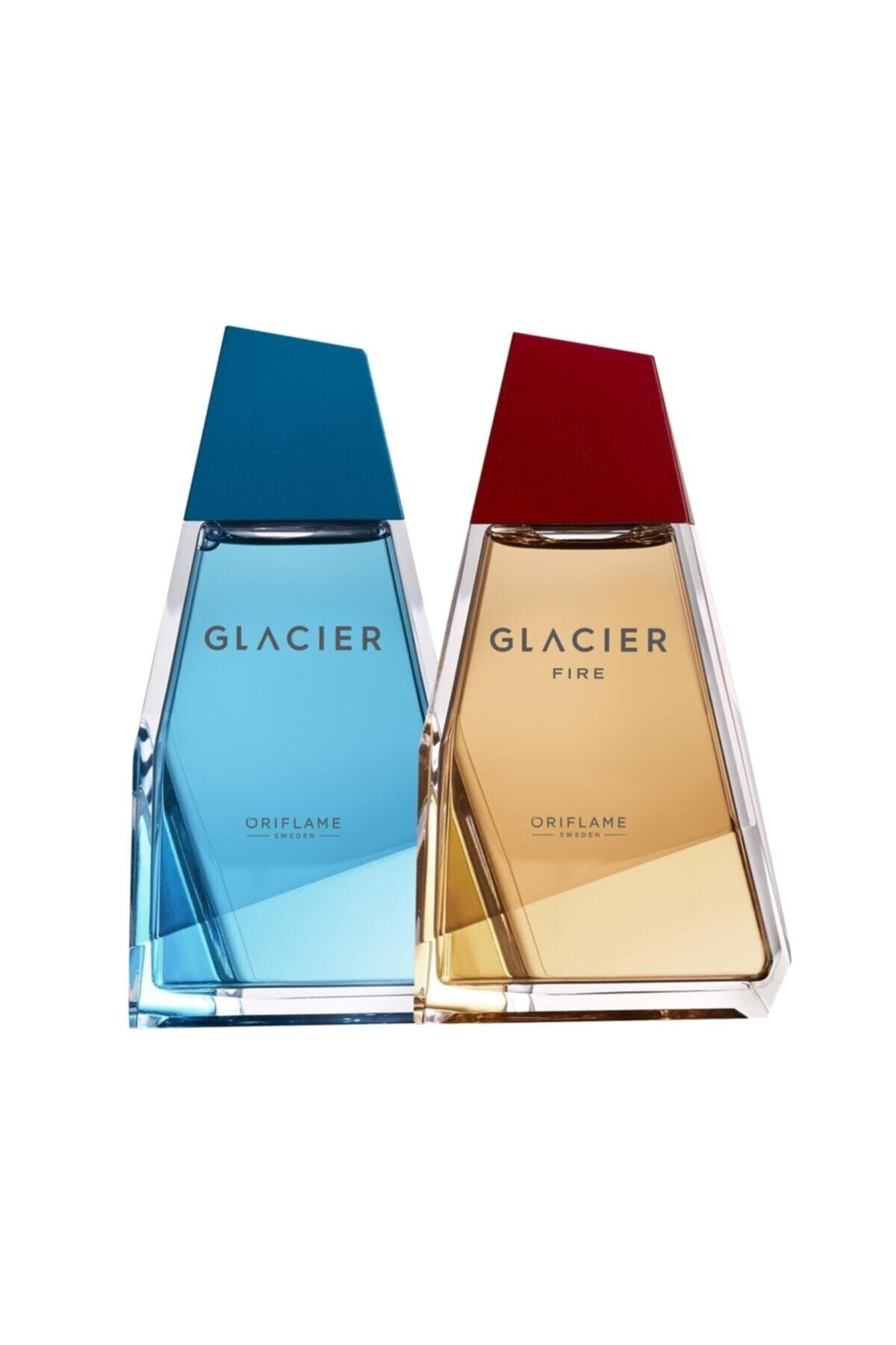 Oriflame Glacier Edt 100ml Erkek Parfüm + Glacier Fire Edt 100ml Erkek Parfüm Set