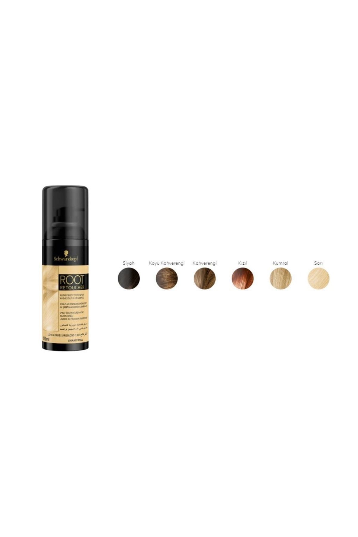 Schwarzkopf Root Retoucher Kapatıcı Sarı 120ml