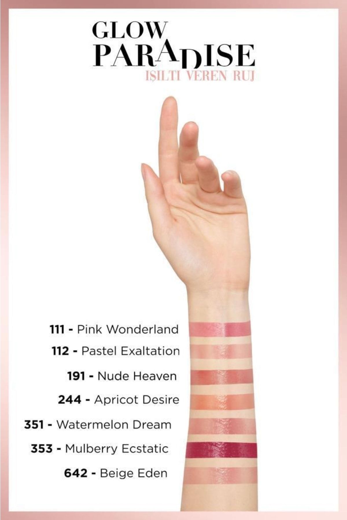 Glow Paradise Balm-in-lipstick - Işıltı Veren Ruj 191 Nude Heaven_6